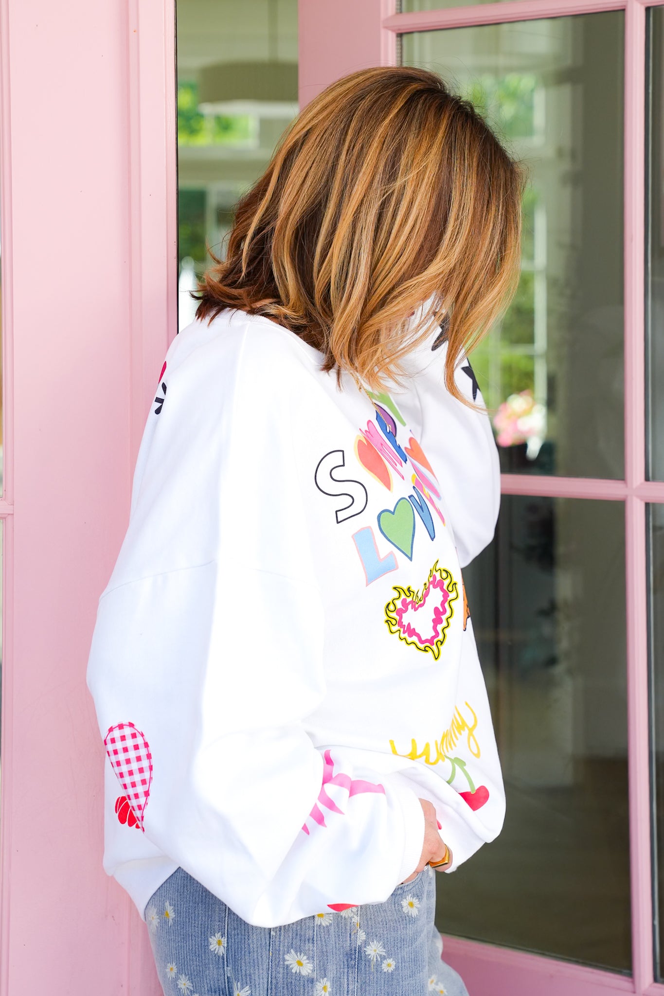 Long Sleeve "Somebody Loves You" Pullover Sweatshirt