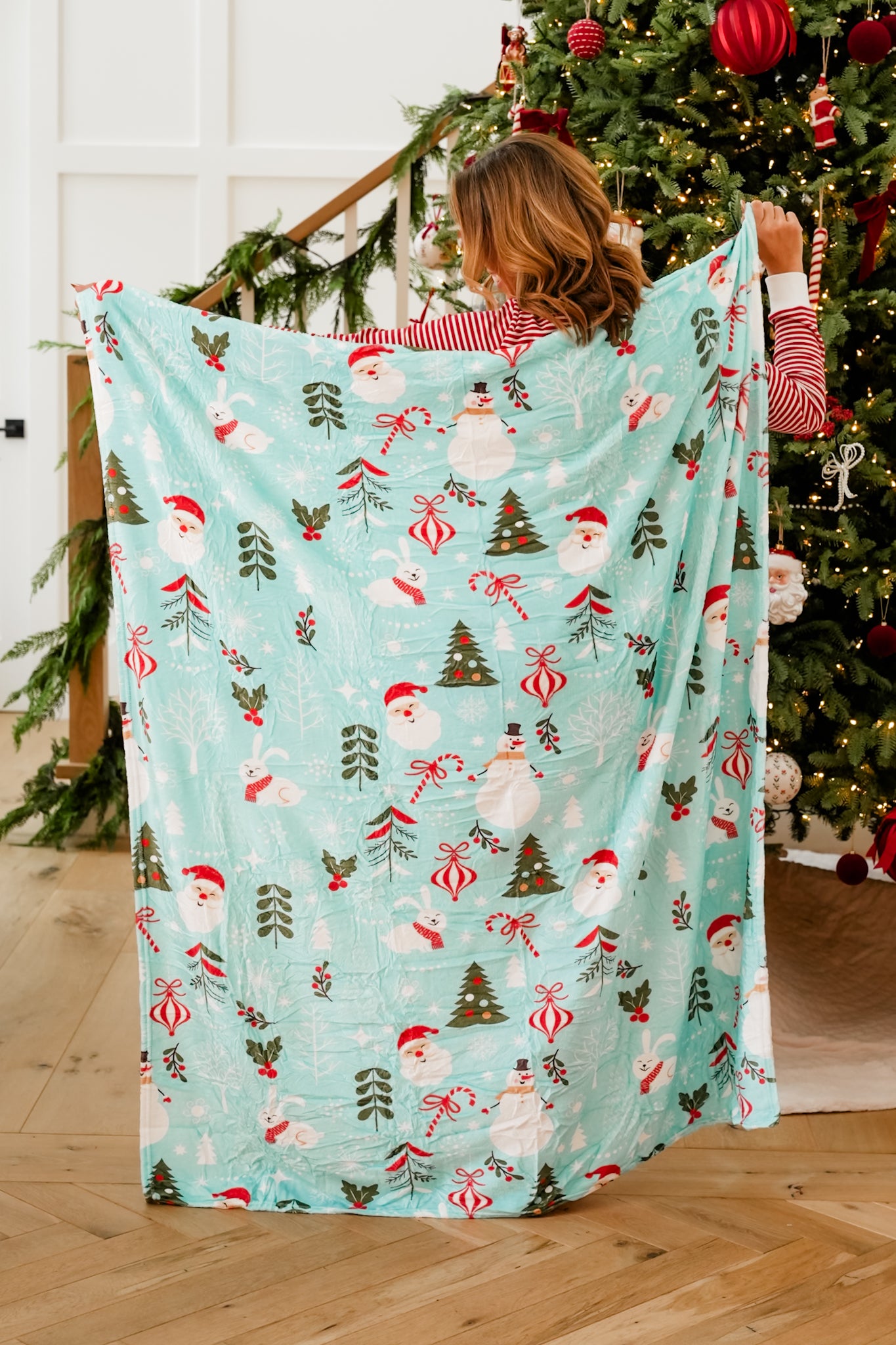 Cozy Christmas Themed Snuggle Blankets