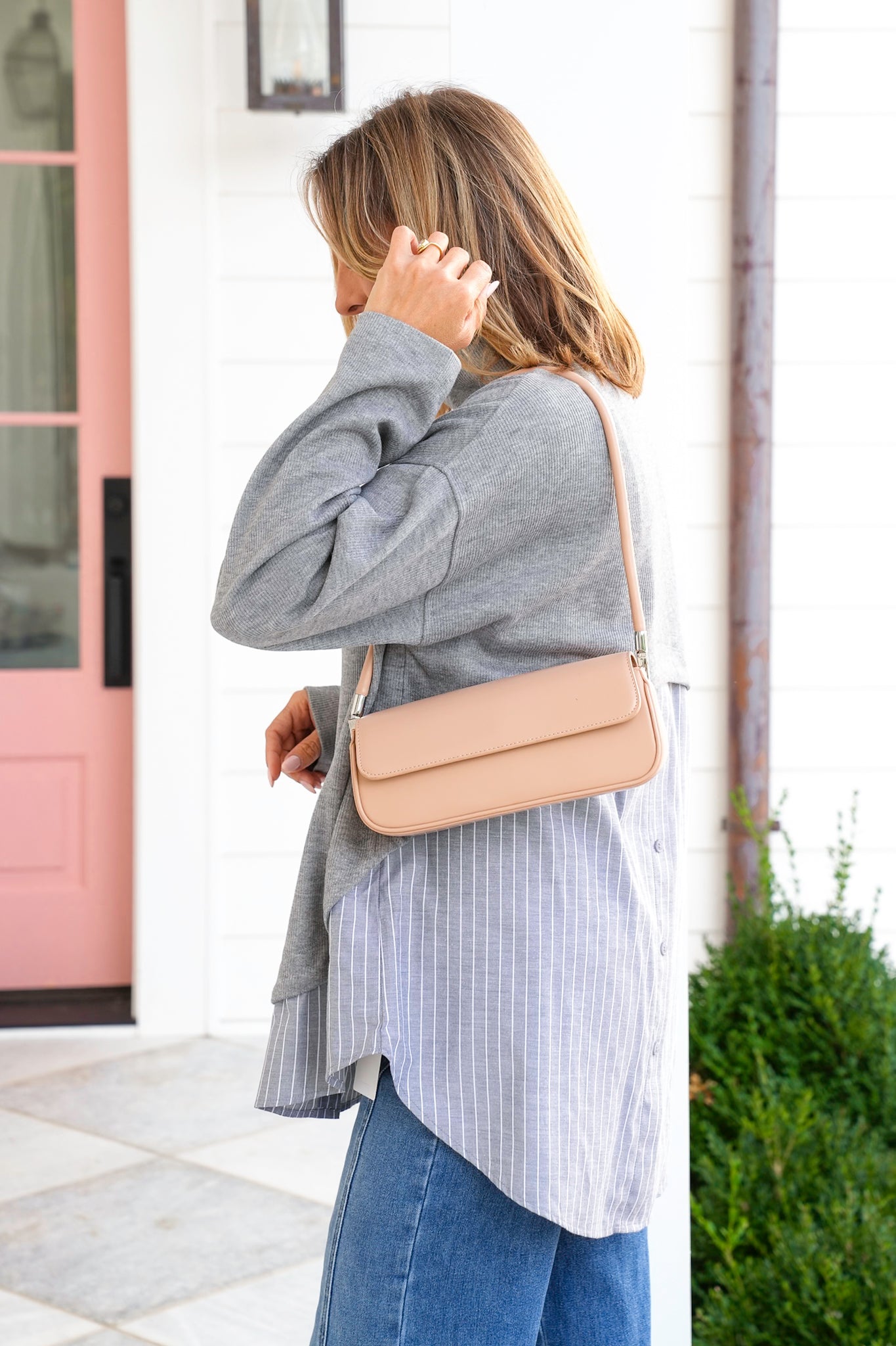 Long Sleeve Turtleneck Layered Top