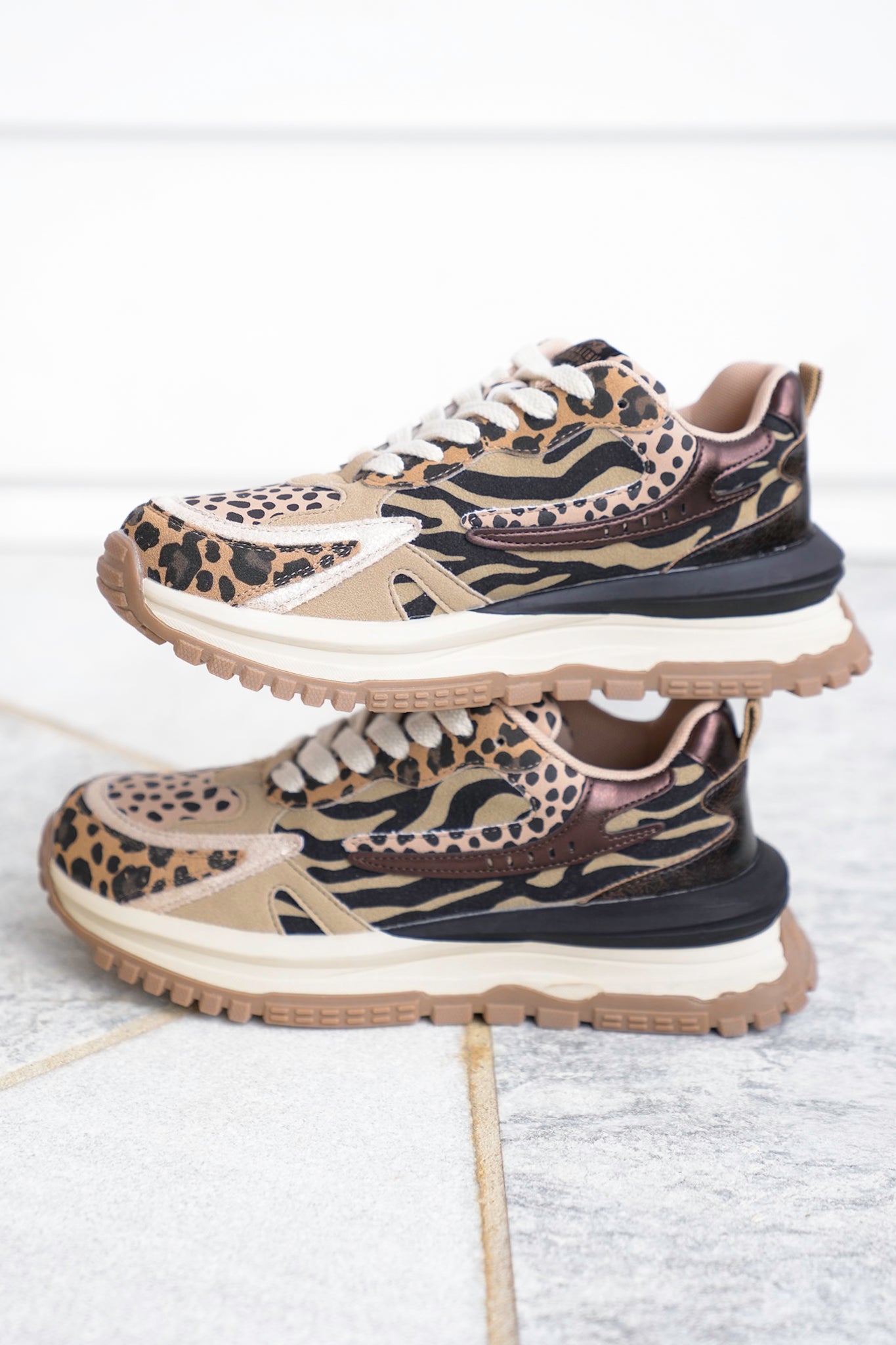 Blowfish Chunky Multi Colored Low Top Lace Up Sneaker