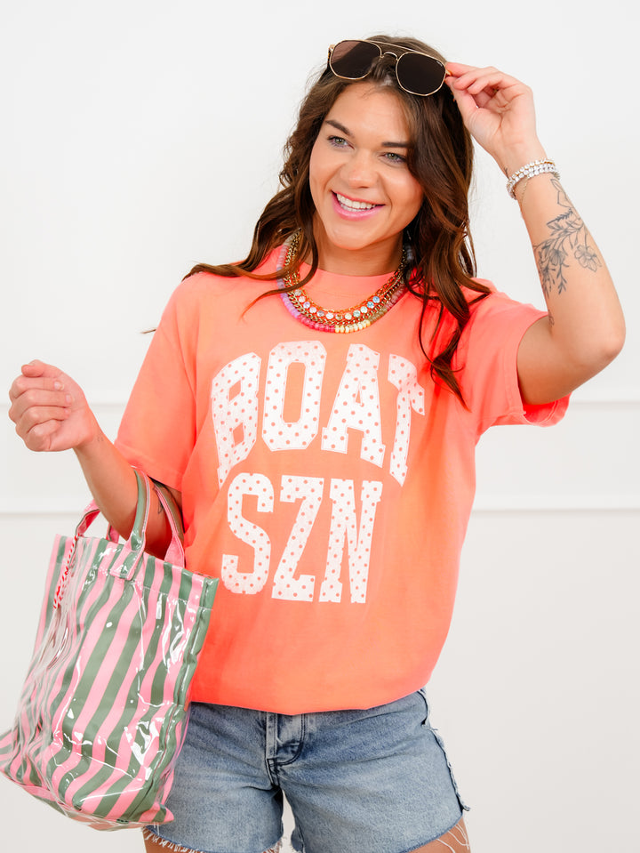 Plus/Reg Short Sleeve "Boat SZN" Graphic Tee