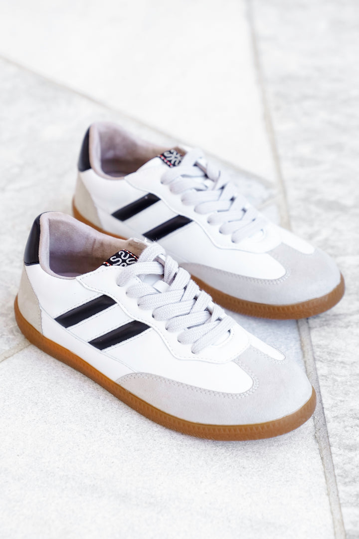 Shu Shop Retro Vegan Leather Lace Up Sneaker