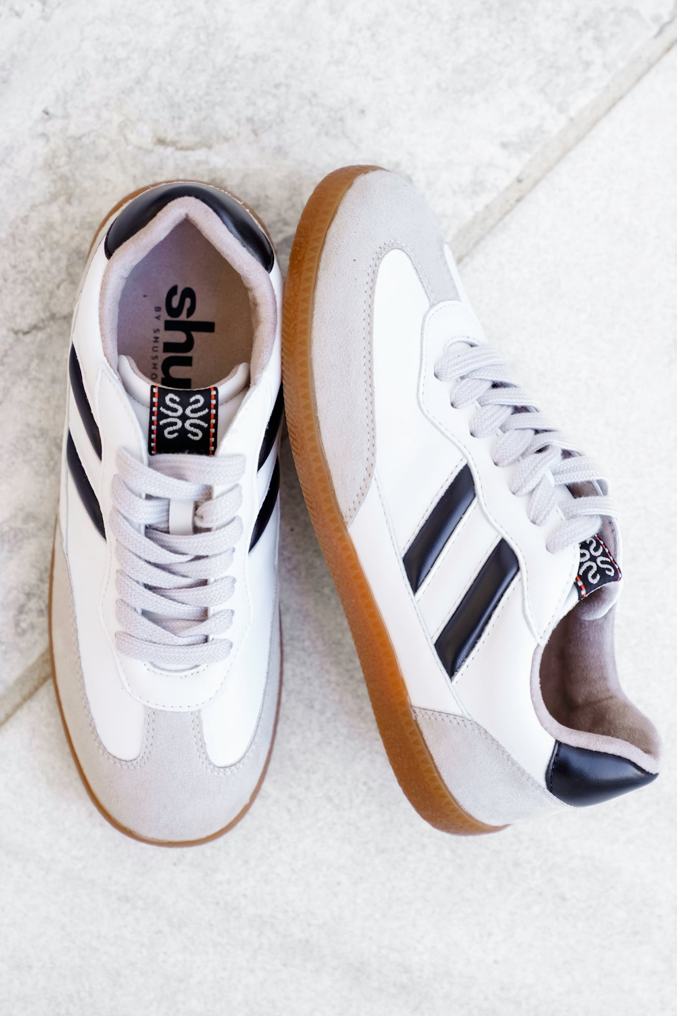 Shu Shop Retro Vegan Leather Lace Up Sneaker