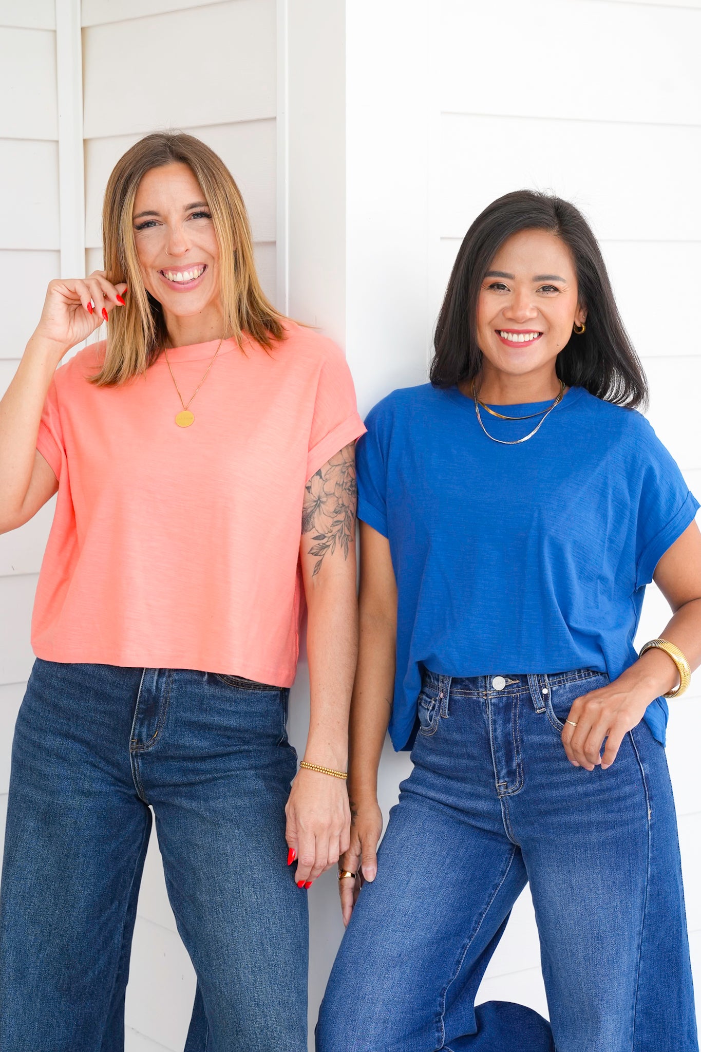 Door Buster! Zenana Cotton Slub Round Neck Short Sleeve Tee