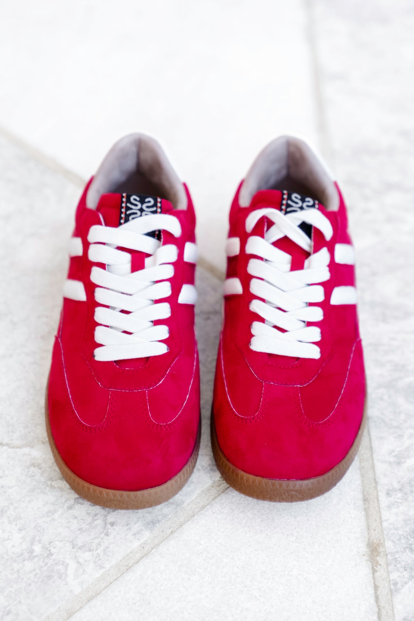 Shu Shop Retro Vegan Suede Lace Up Sneaker
