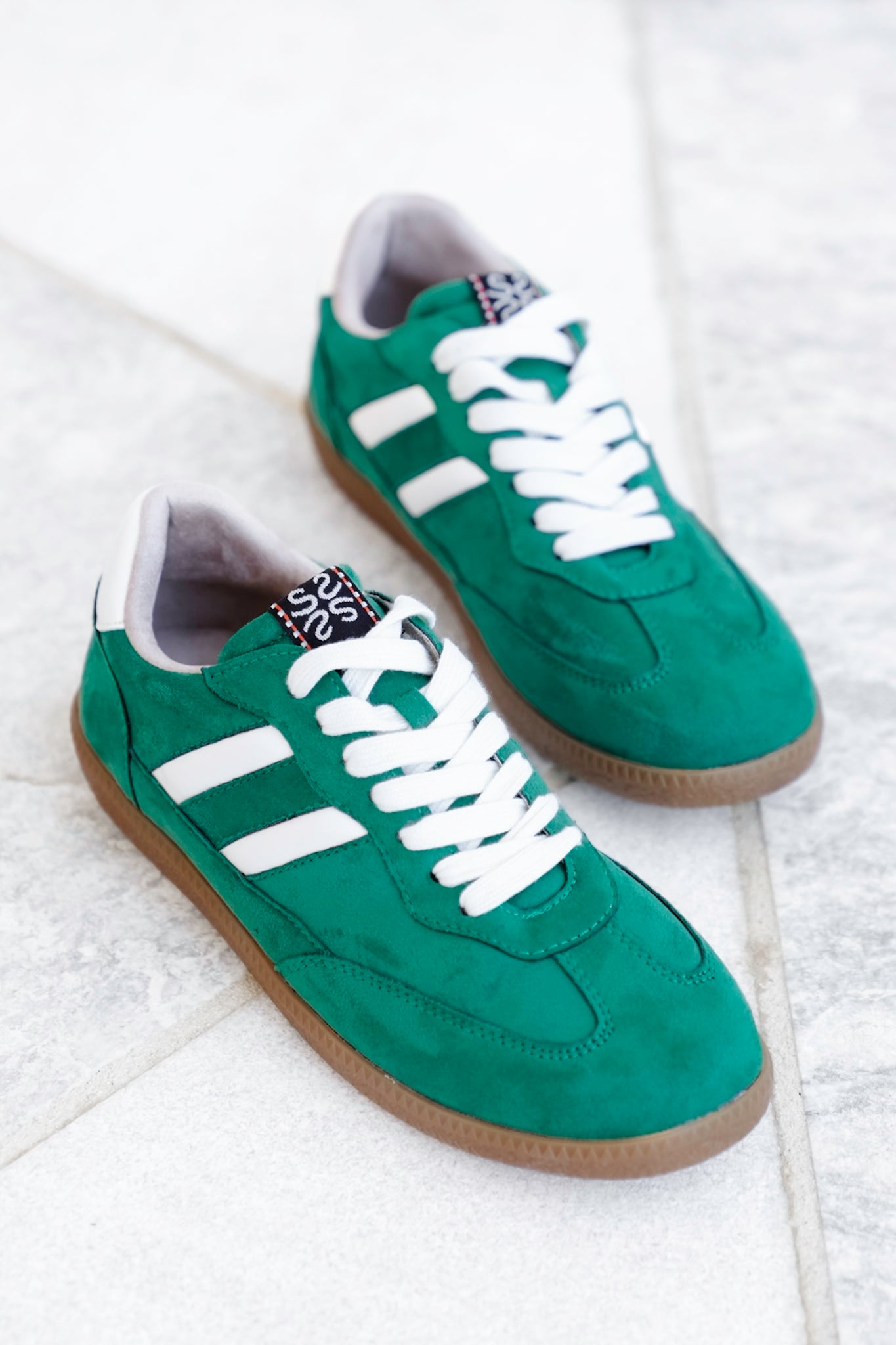 Shu Shop Retro Vegan Suede Lace Up Sneaker