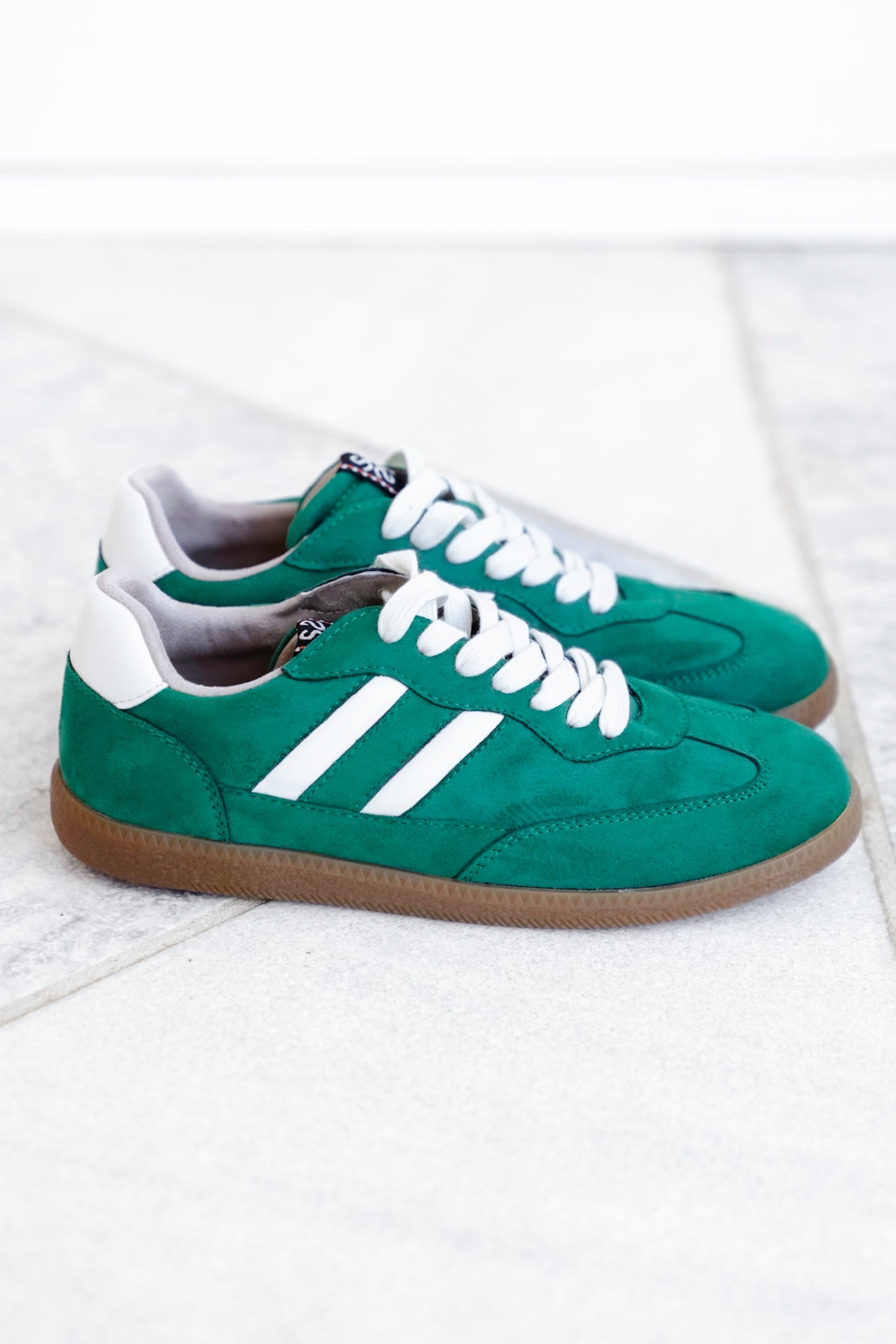 Shu Shop Retro Vegan Suede Lace Up Sneaker