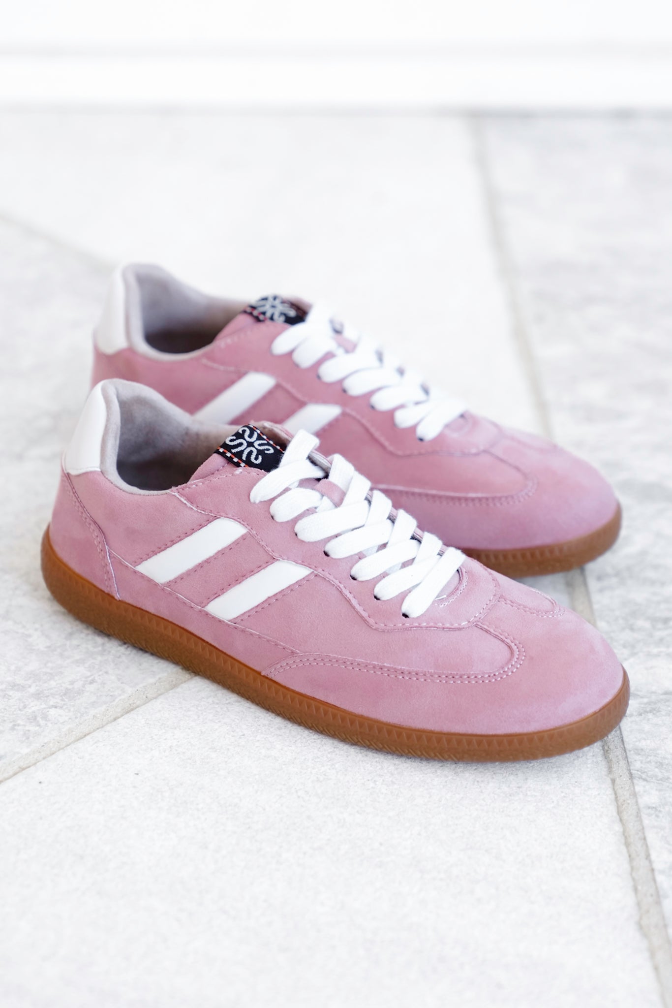 Shu Shop Retro Vegan Suede Lace Up Sneaker