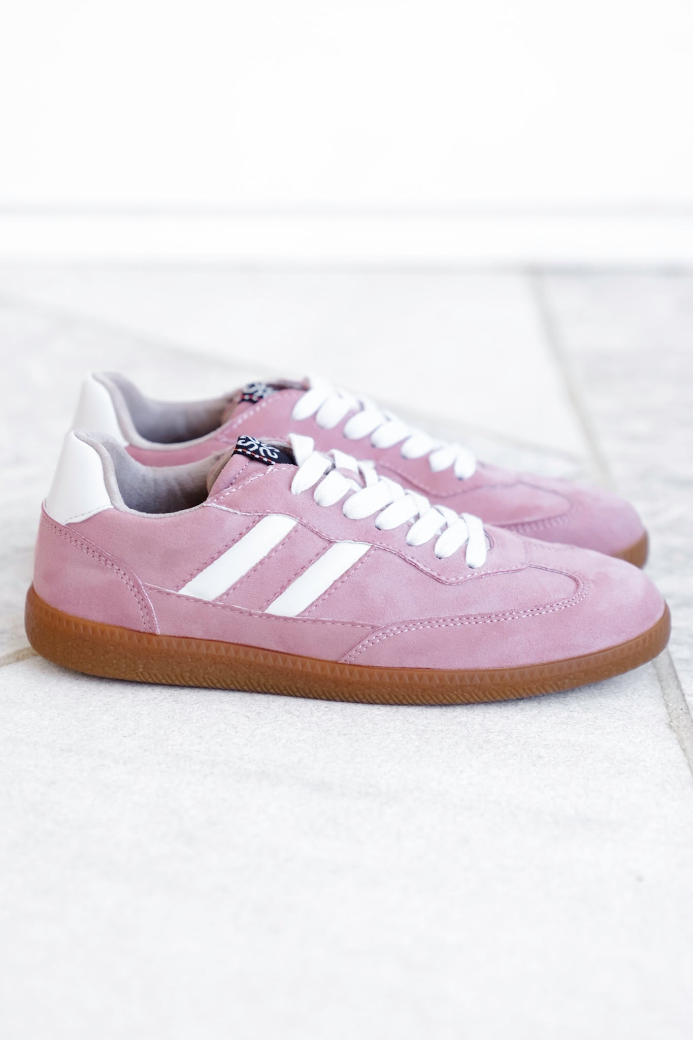 Shu Shop Retro Vegan Suede Lace Up Sneaker