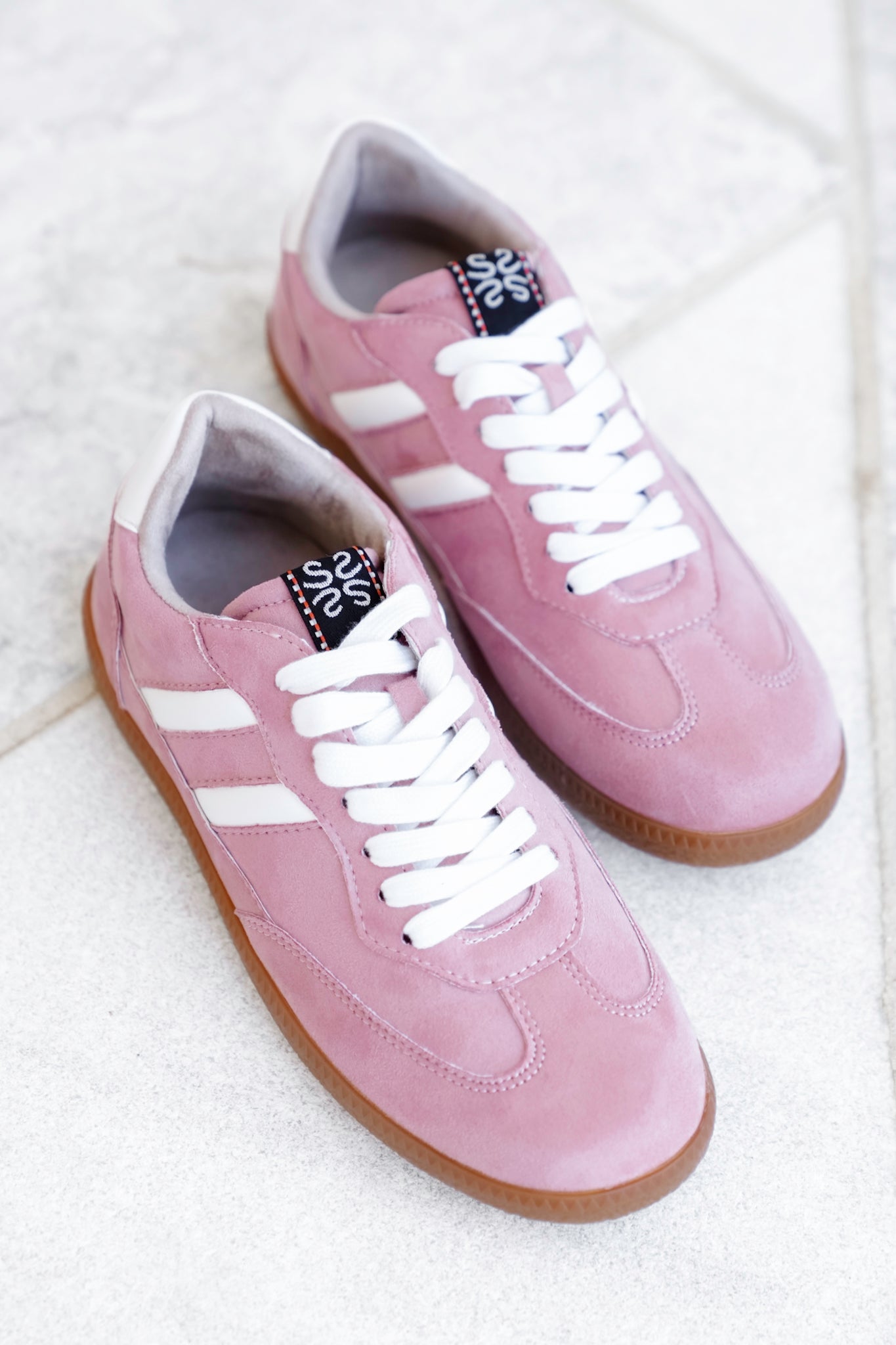 Shu Shop Retro Vegan Suede Lace Up Sneaker