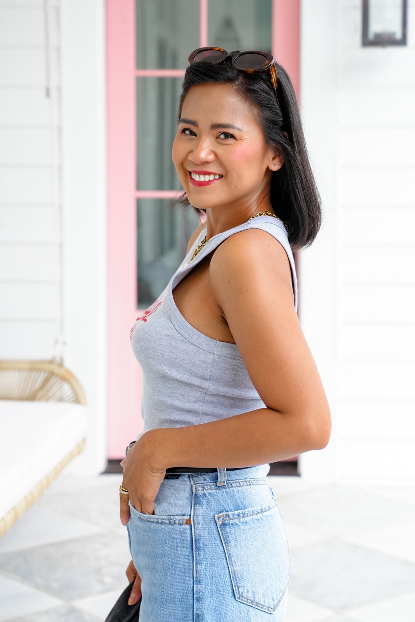 Plus/Reg Sleeveless "Raisin Hell" Tank Top