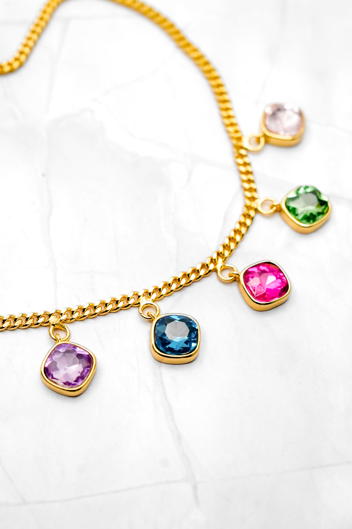 Treasure Jewels Rainbow Kiss Necklace