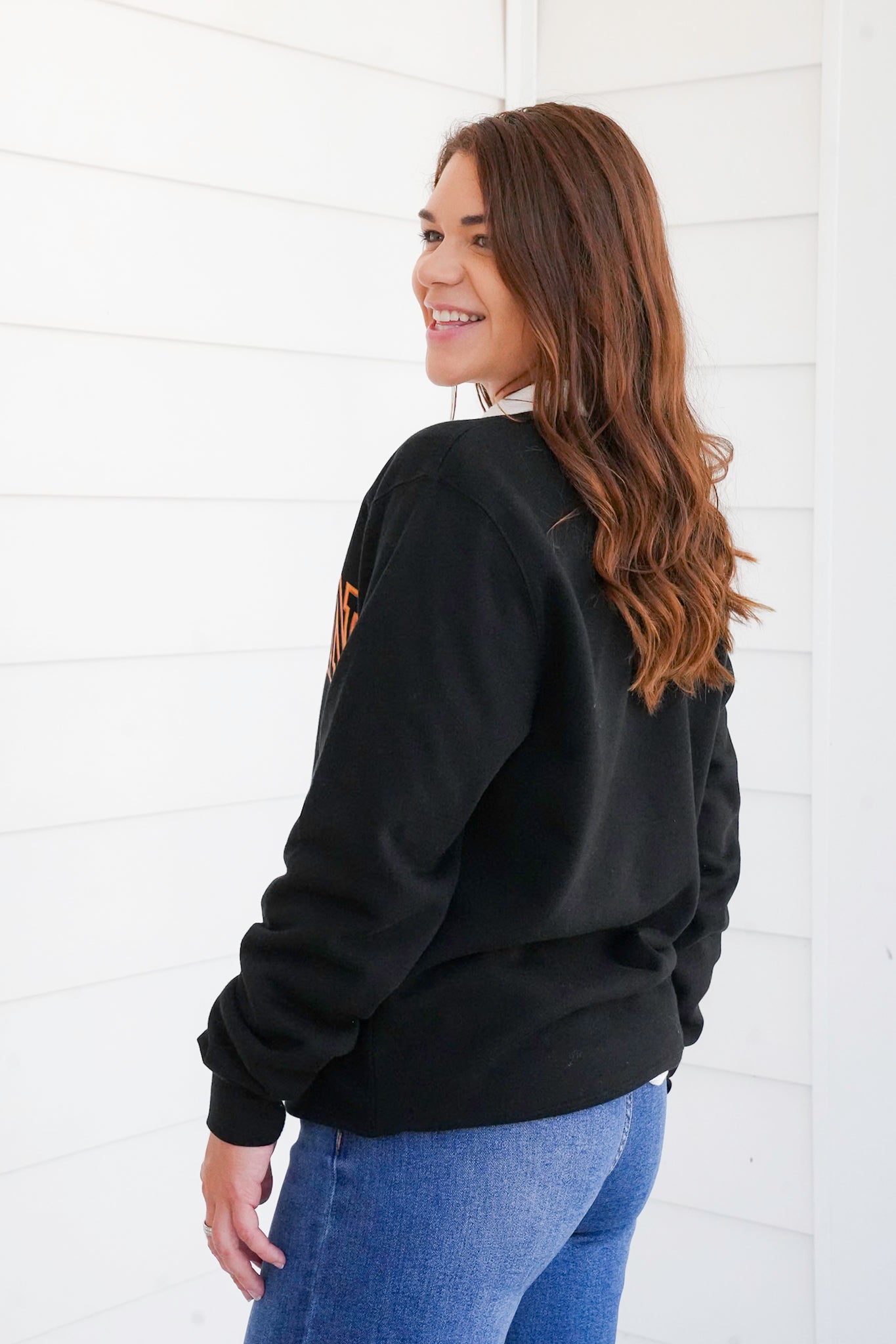 Plus/Reg Long Sleeve "Pumpkin" Graphic Sweatshirt