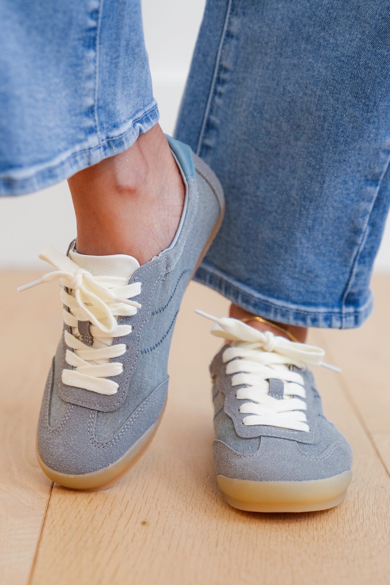 Blowfish Retro Sneaker with Zig Zag Stitch Detail