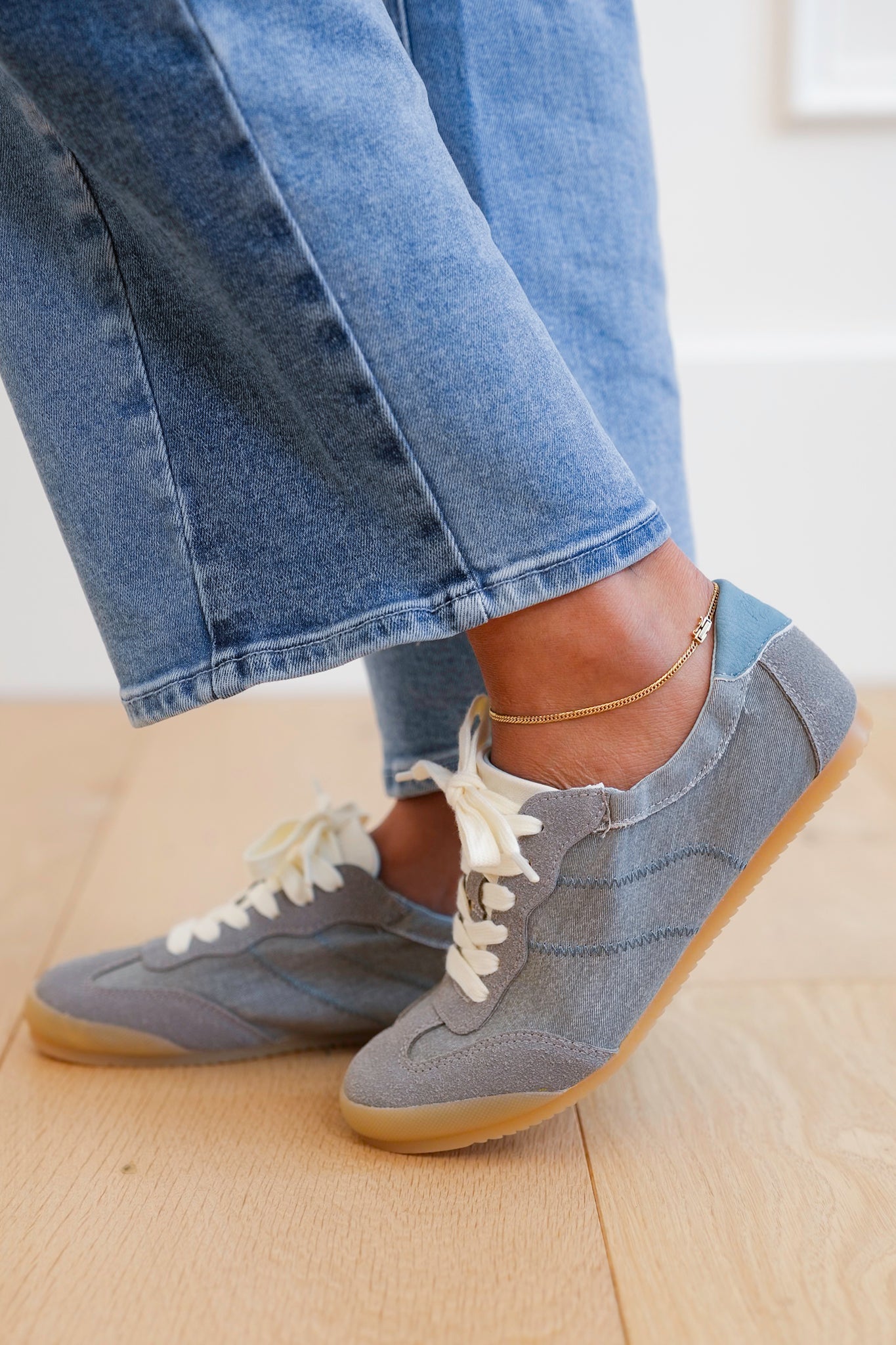 Blowfish Retro Sneaker with Zig Zag Stitch Detail