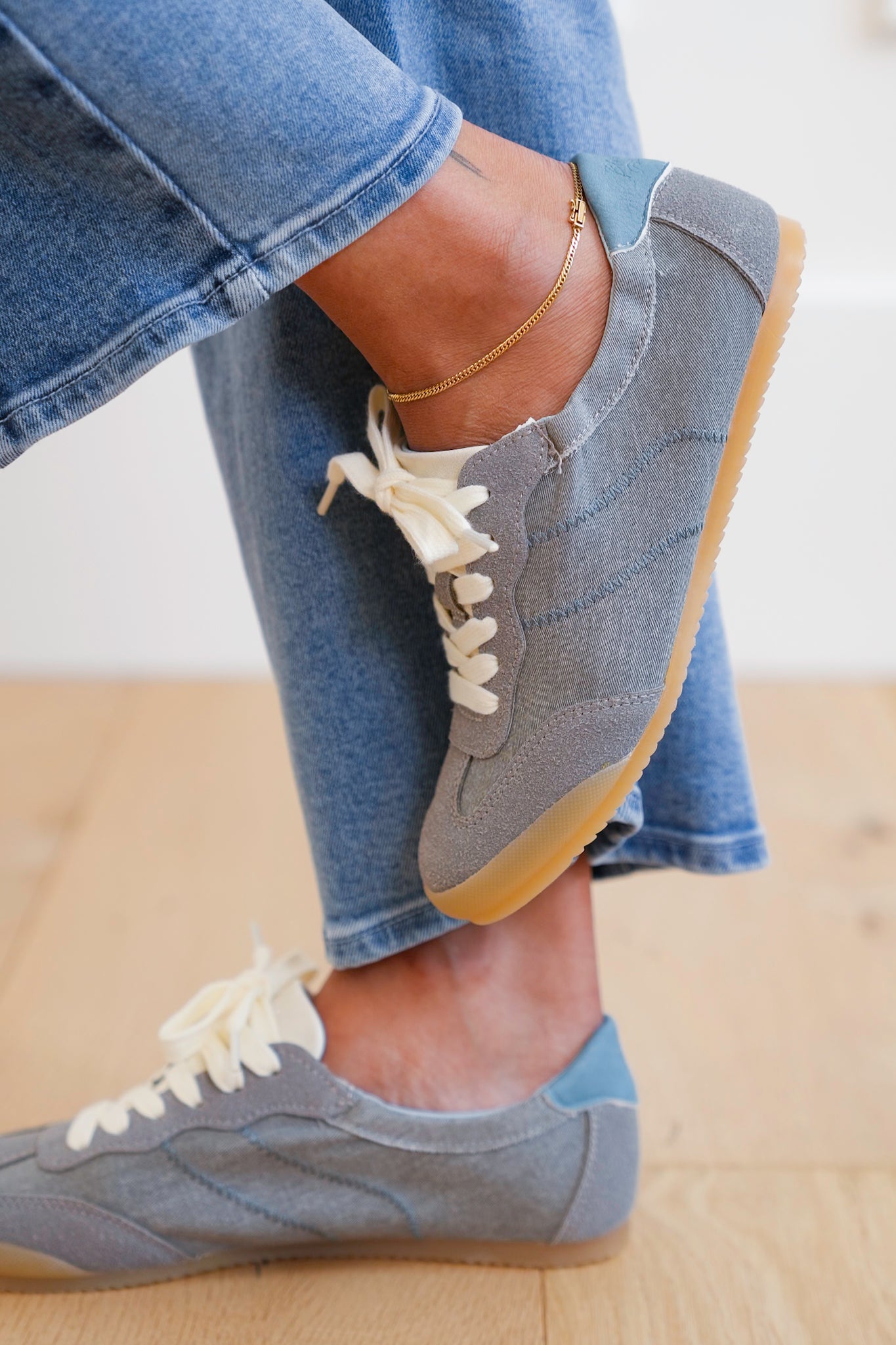 Blowfish Retro Sneaker with Zig Zag Stitch Detail
