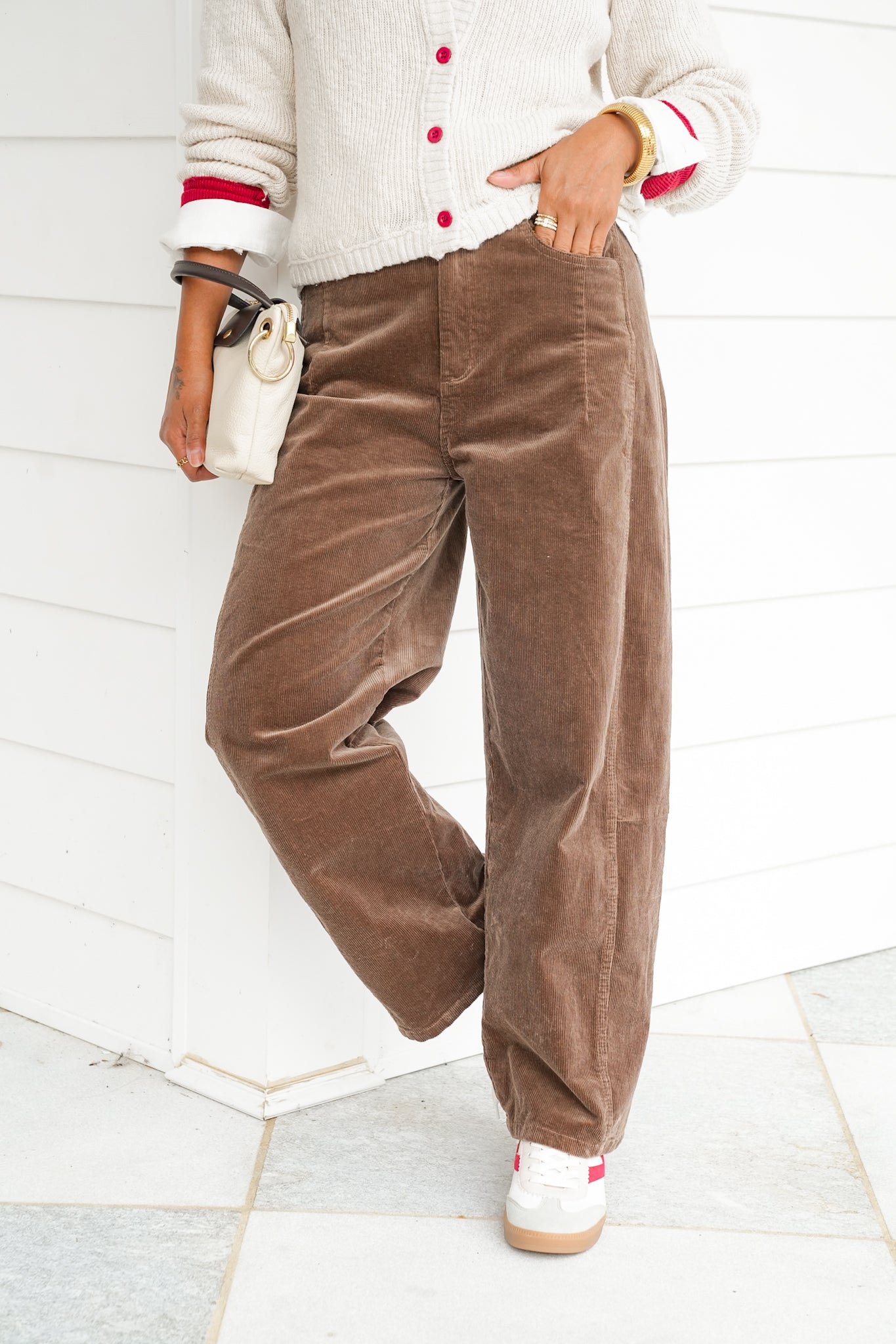 Corduroy Wide Leg Pants