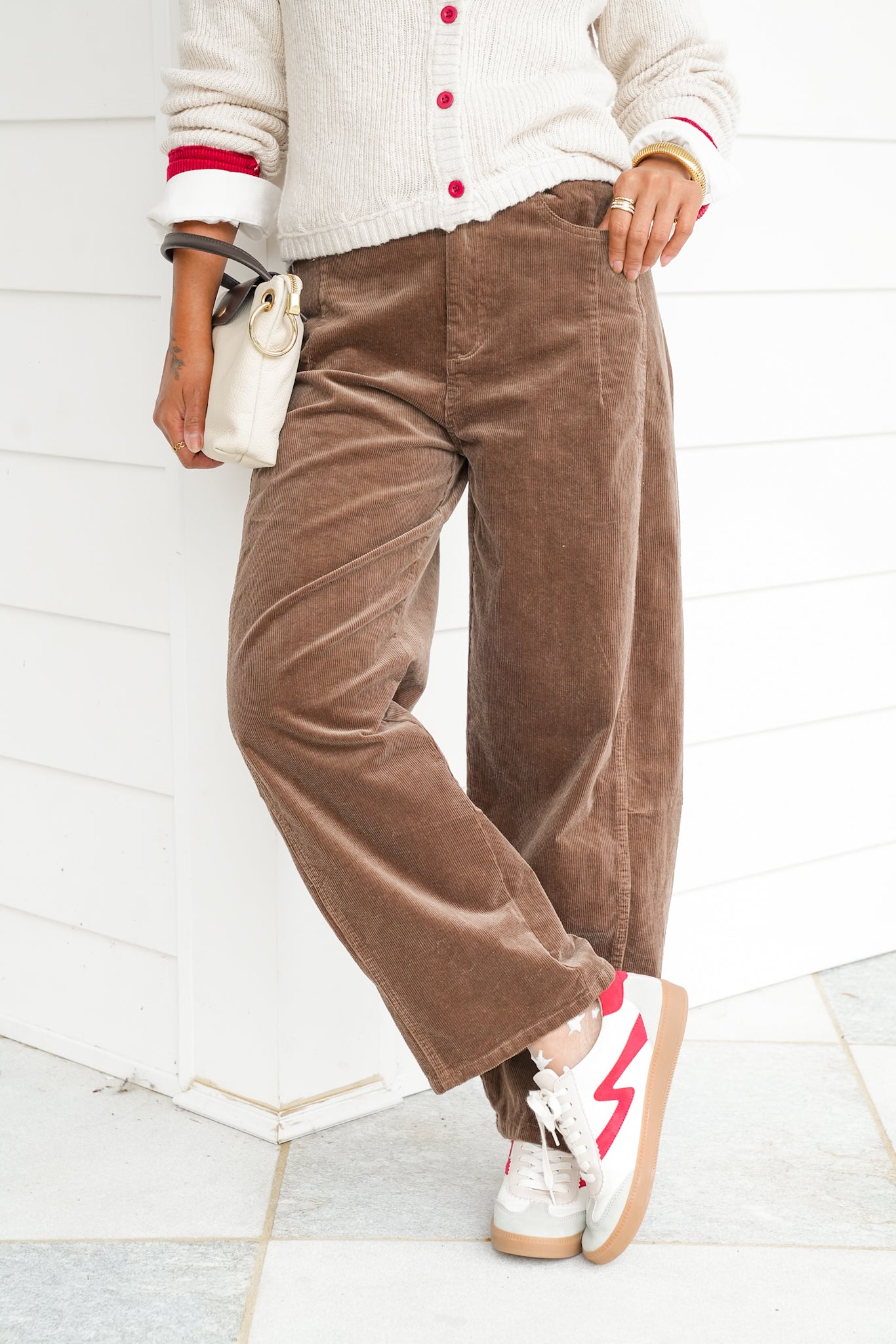 Corduroy Wide Leg Pants