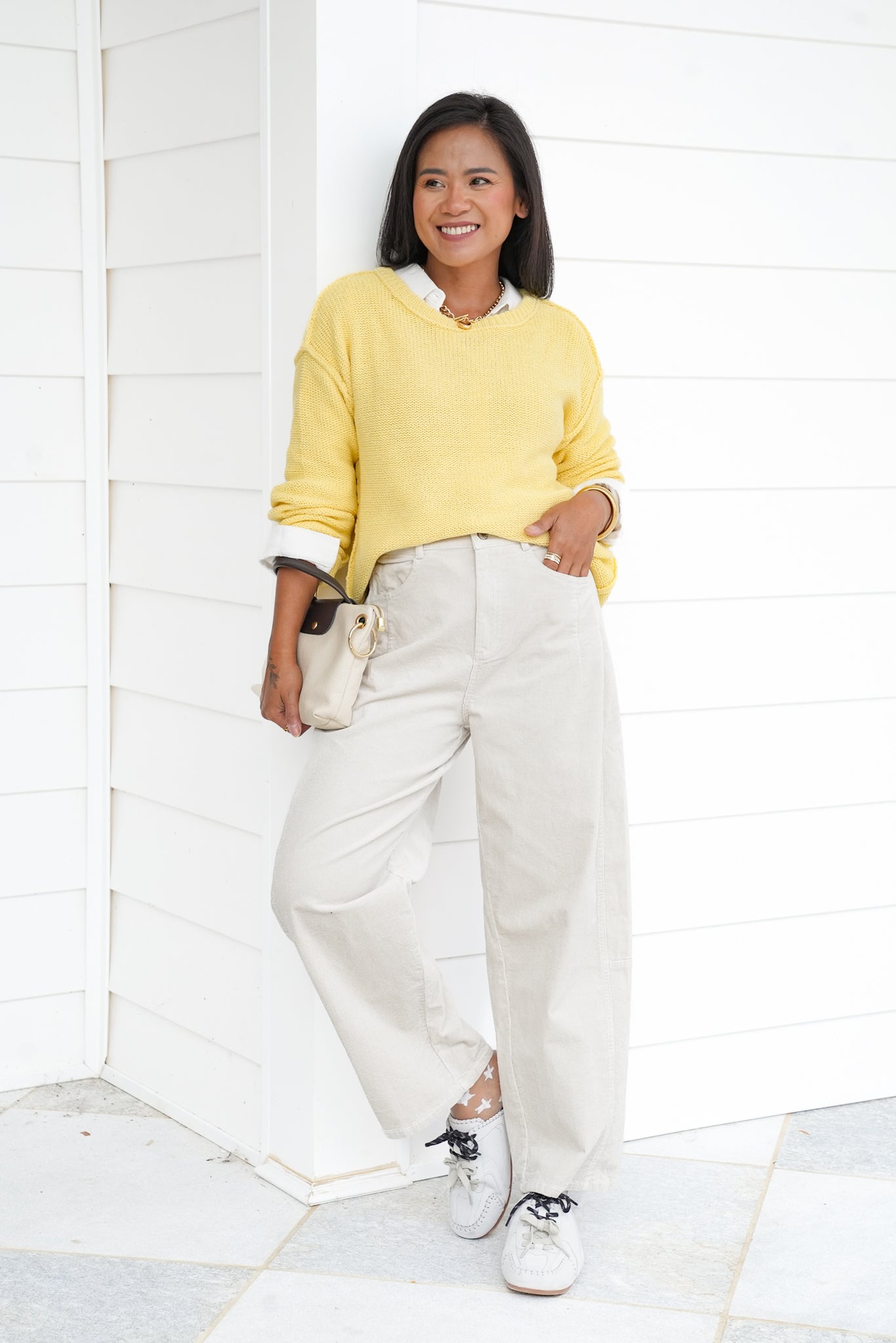 Corduroy Wide Leg Pants