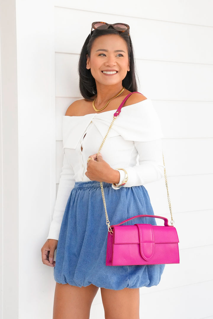 Genuine Italian Leather Satchel Bag