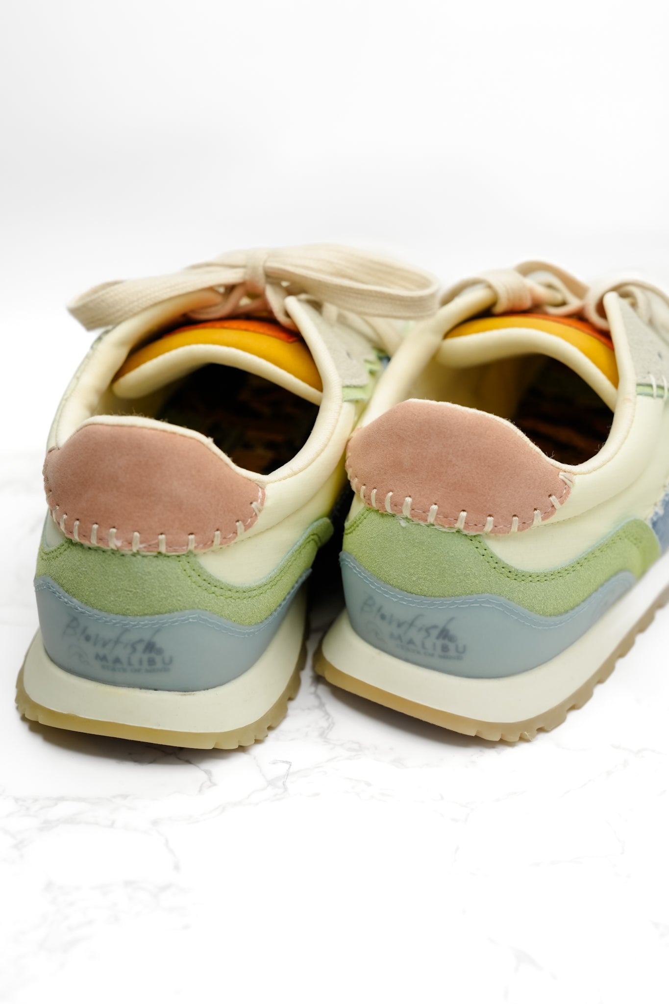 Blowfish Mixed Texture Panel Lace Up Sneaker