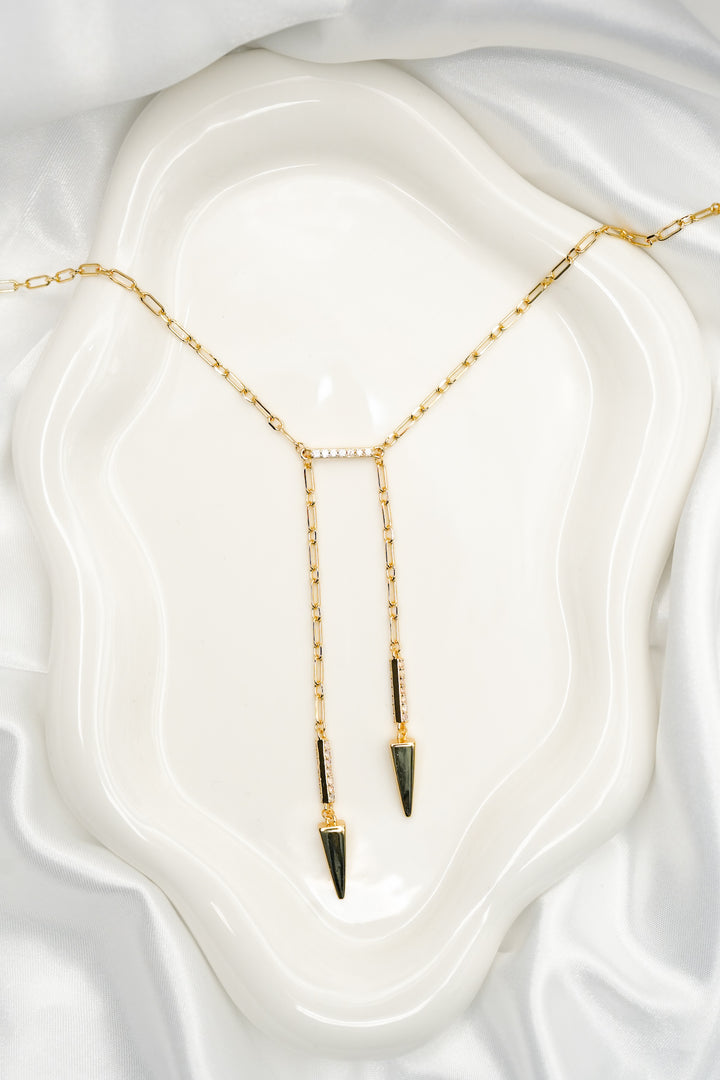 Treasure Jewels Lariat Babe Necklace