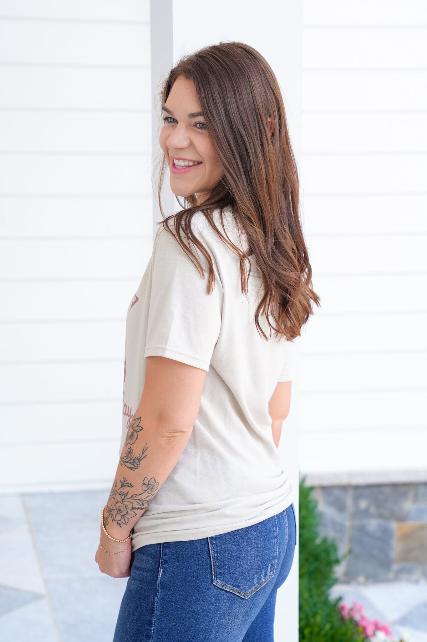 Plus/Reg Short Sleeve "Feeling Kinda" Graphic Tee