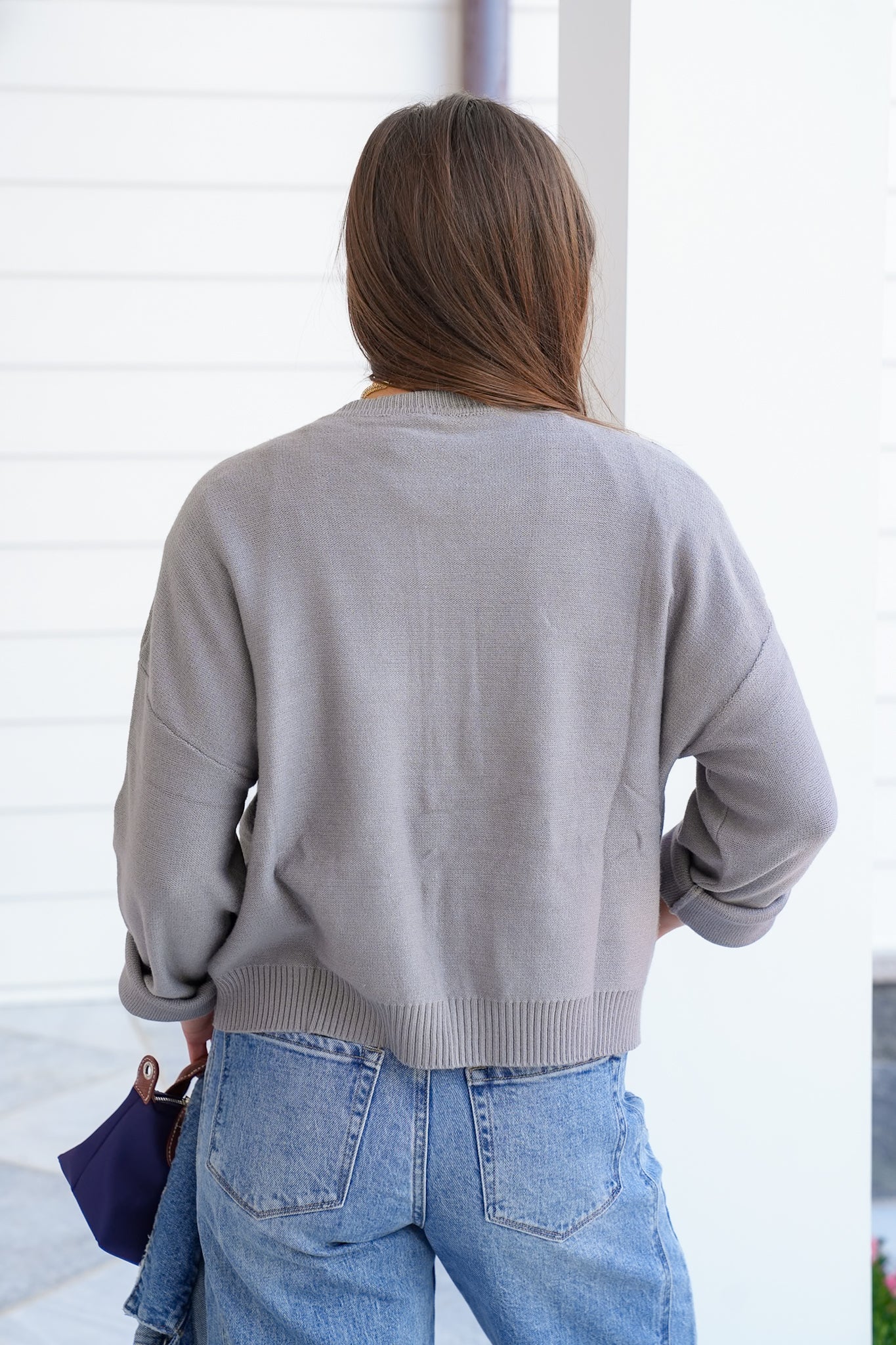 Henley Long Sleeve Button Up Sweater