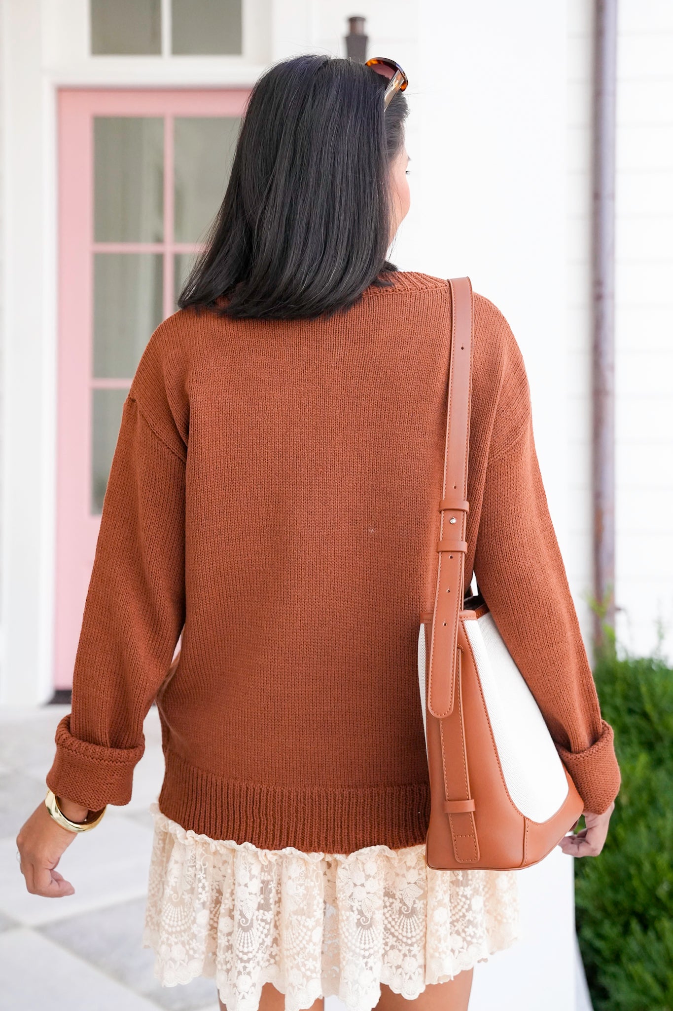 Long Sleeve Horseshoe Howdy Pullover Sweater