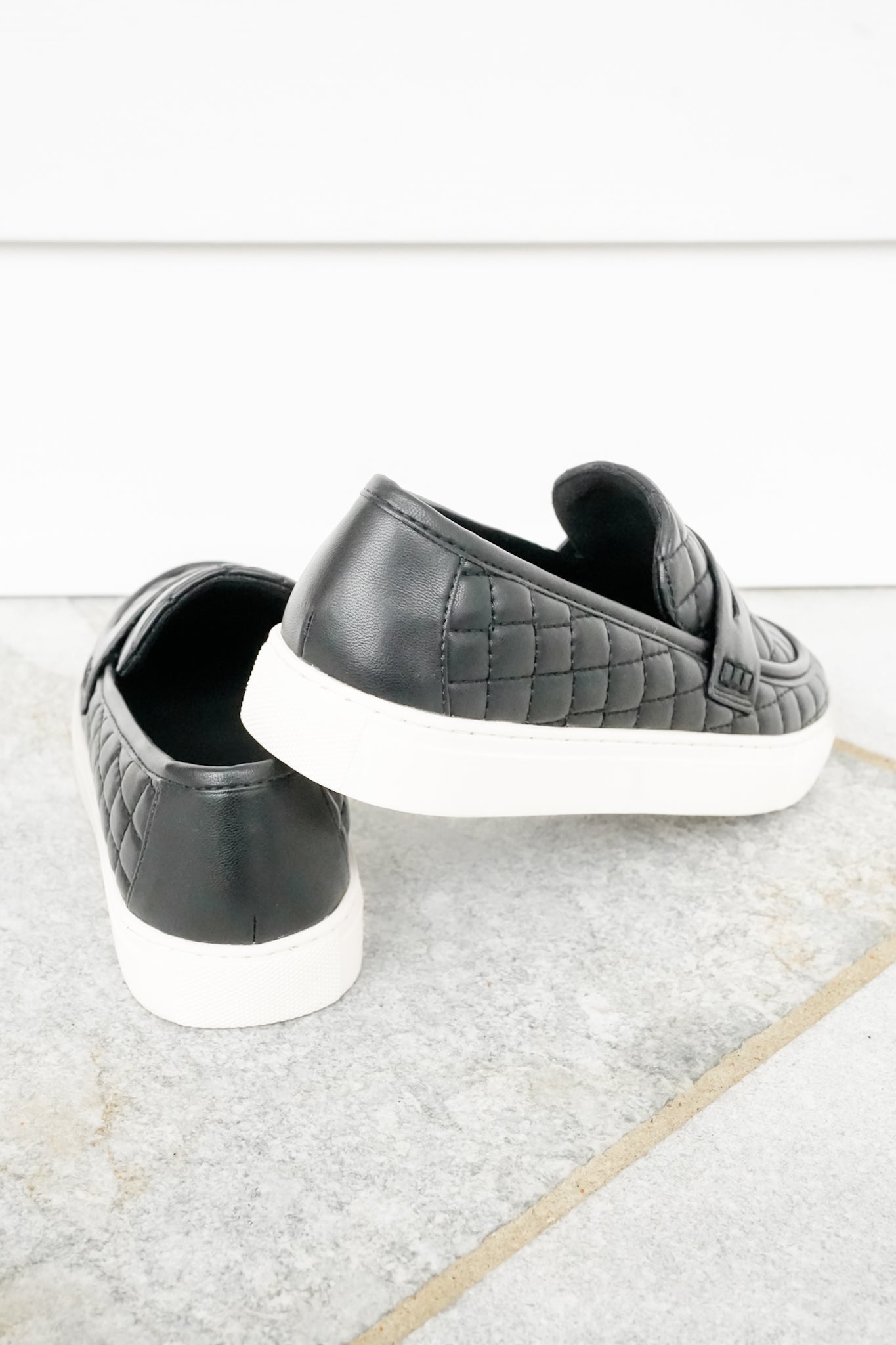 Corky's "Quilty as Charged" Quilted Vegan Leather Slip On Loafer