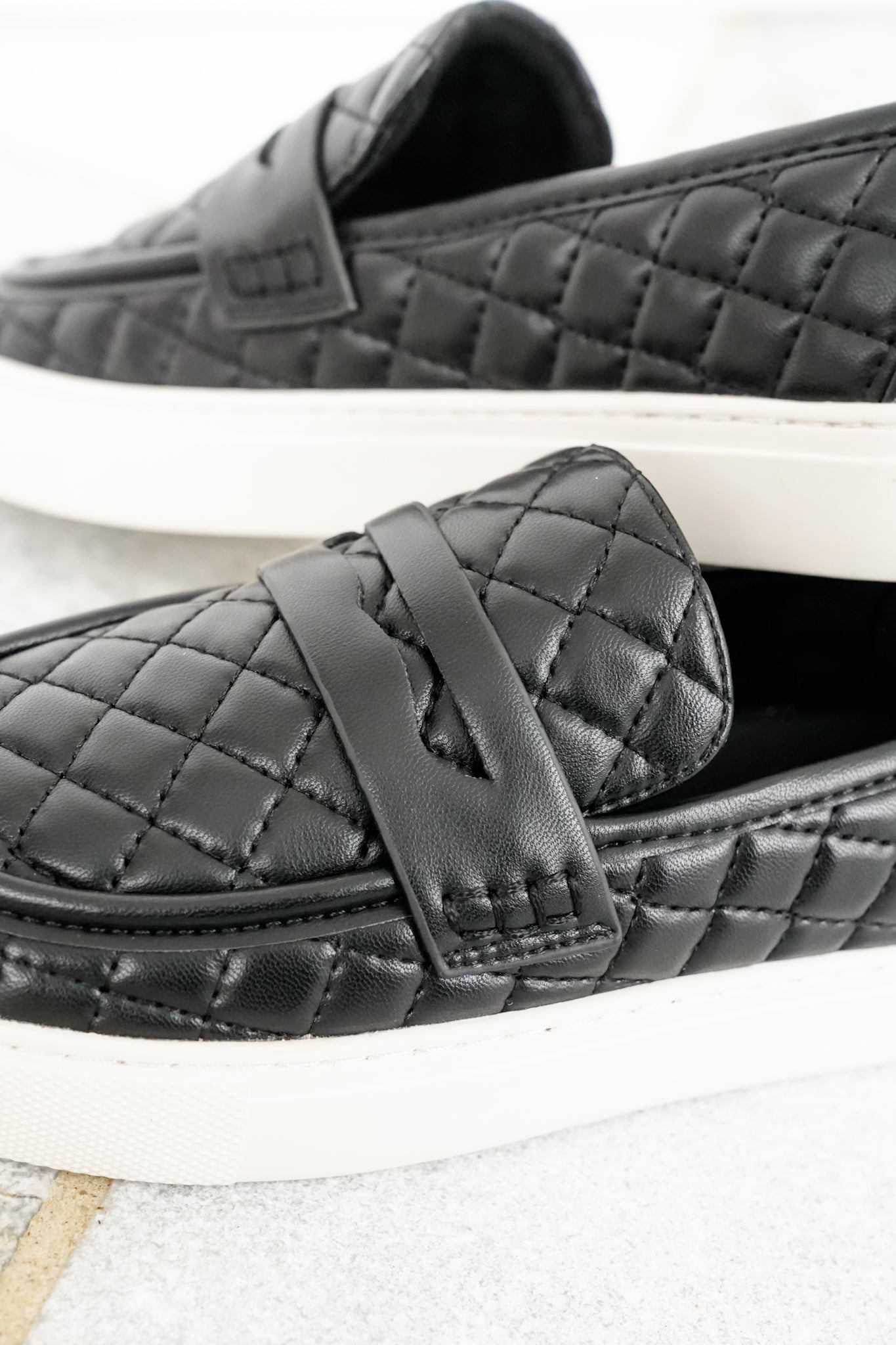 Corky's "Quilty as Charged" Quilted Vegan Leather Slip On Loafer