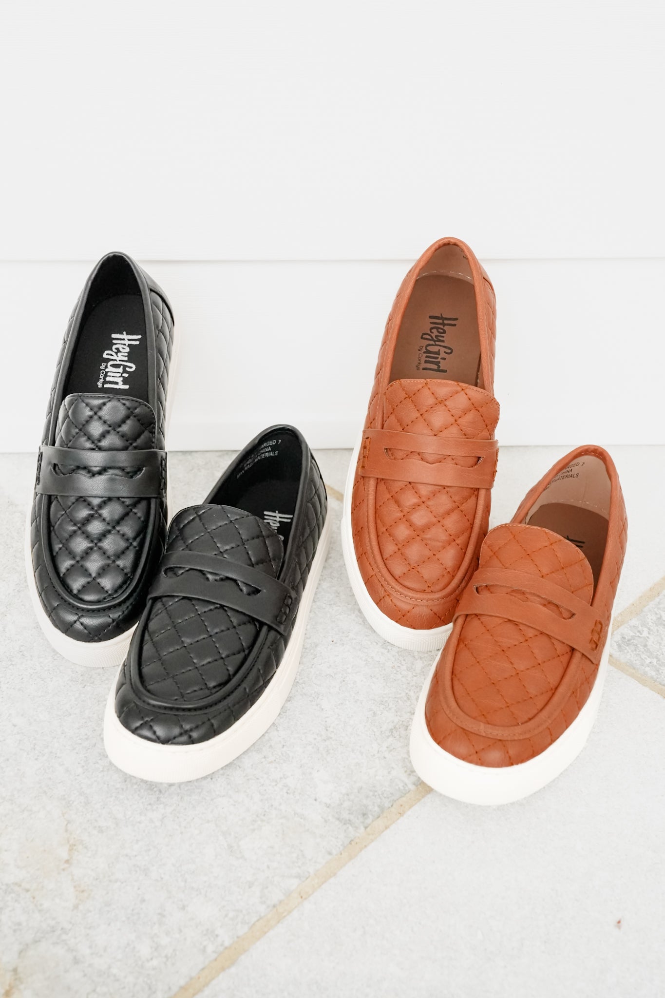 Corky's "Quilty as Charged" Quilted Vegan Leather Slip On Loafer