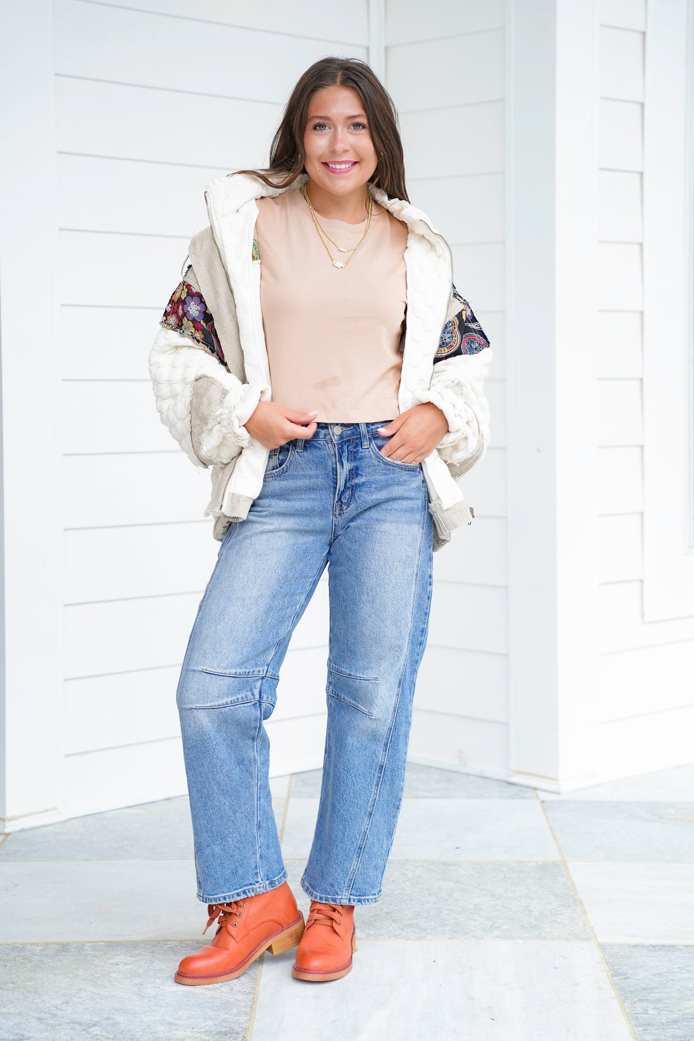 Solid Short Sleeve Round Neck Crop Tee