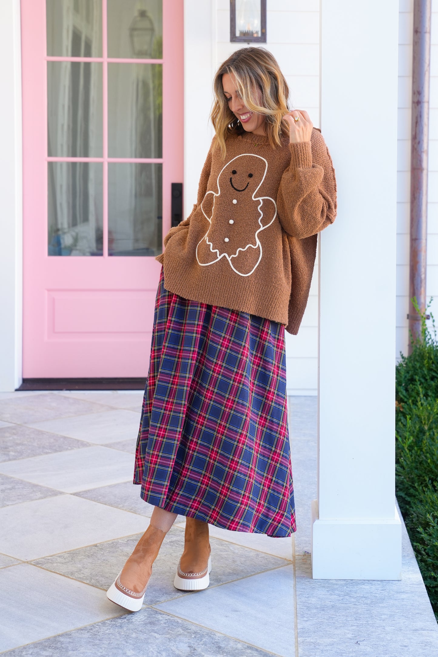 Long Sleeve Gingerbread Man Sweaters