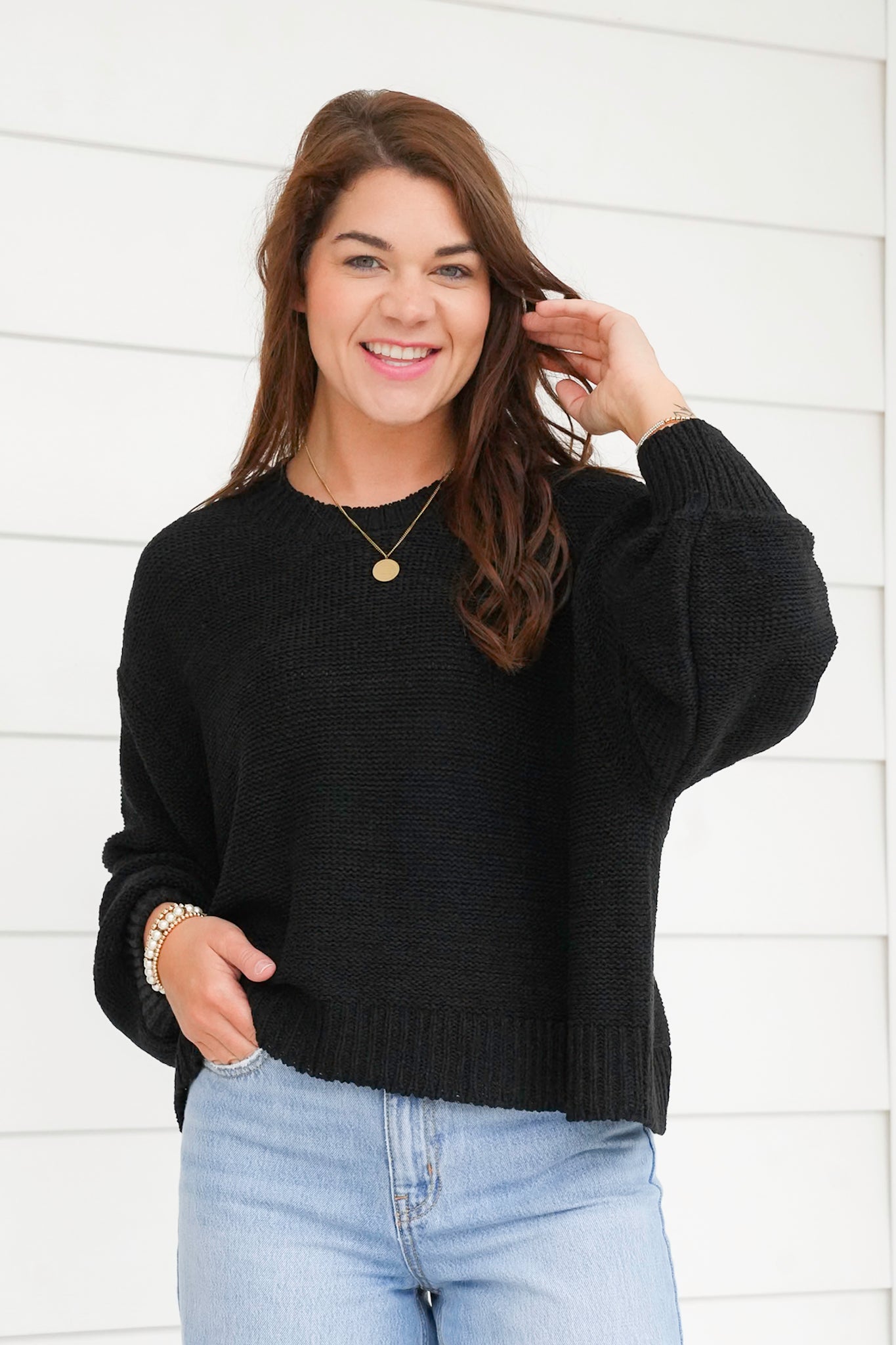 Door Buster! Zenana Oversized Balloon Sleeve Sweater