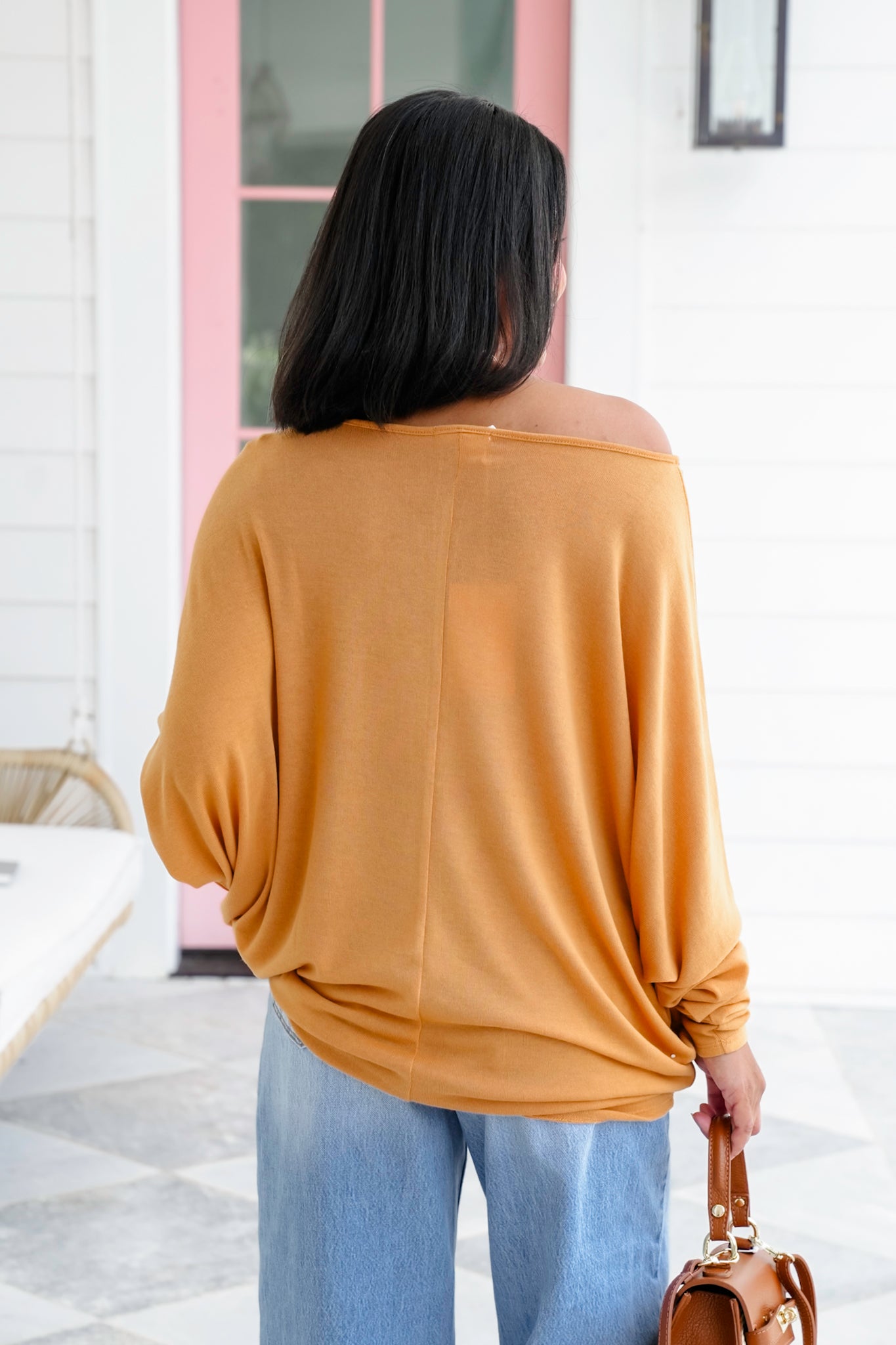 Door Buster! Plus/Reg Long Dolman Sleeve Knit Top