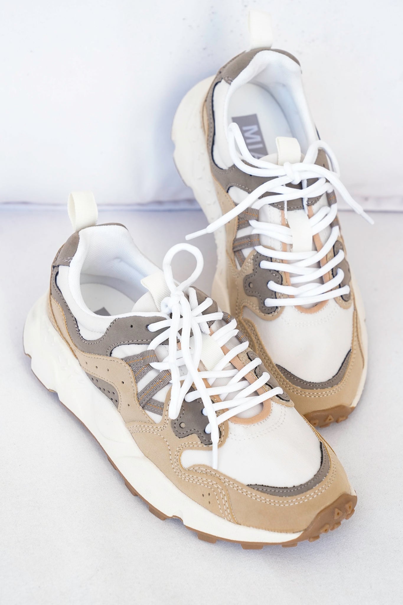 MIA Chunky Sole Modern Sneaker with Layered Panel Design