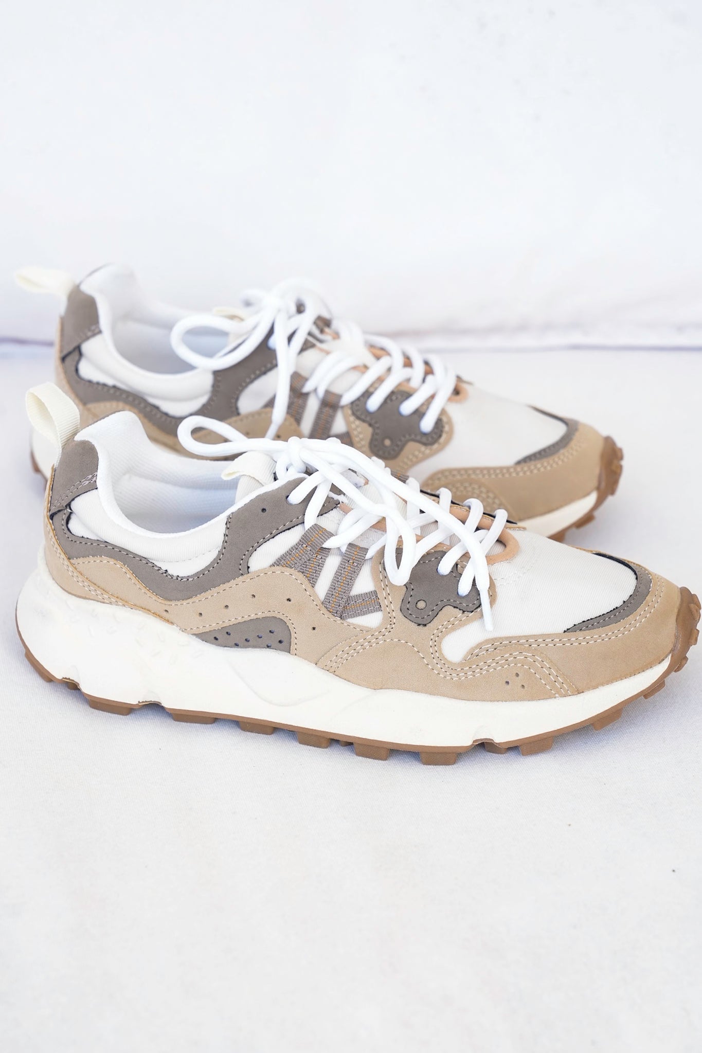 MIA Chunky Sole Modern Sneaker with Layered Panel Design