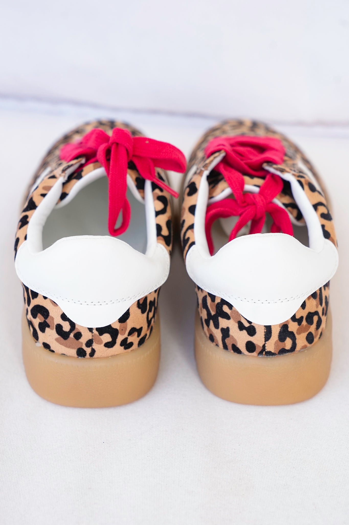 MIA Leopard Print Low-Top Sneaker with V Design