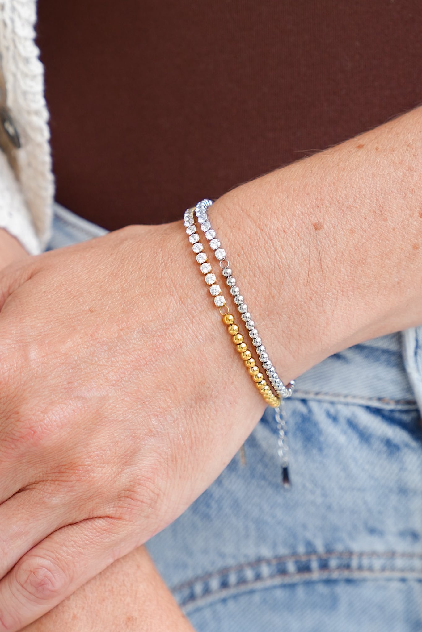 Chansutt Pearls Gem Bracelet