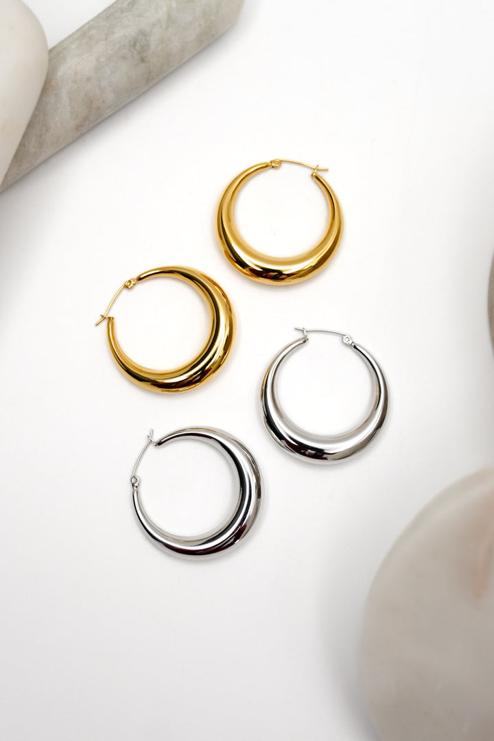 Galene Classic Large Hoop Earring