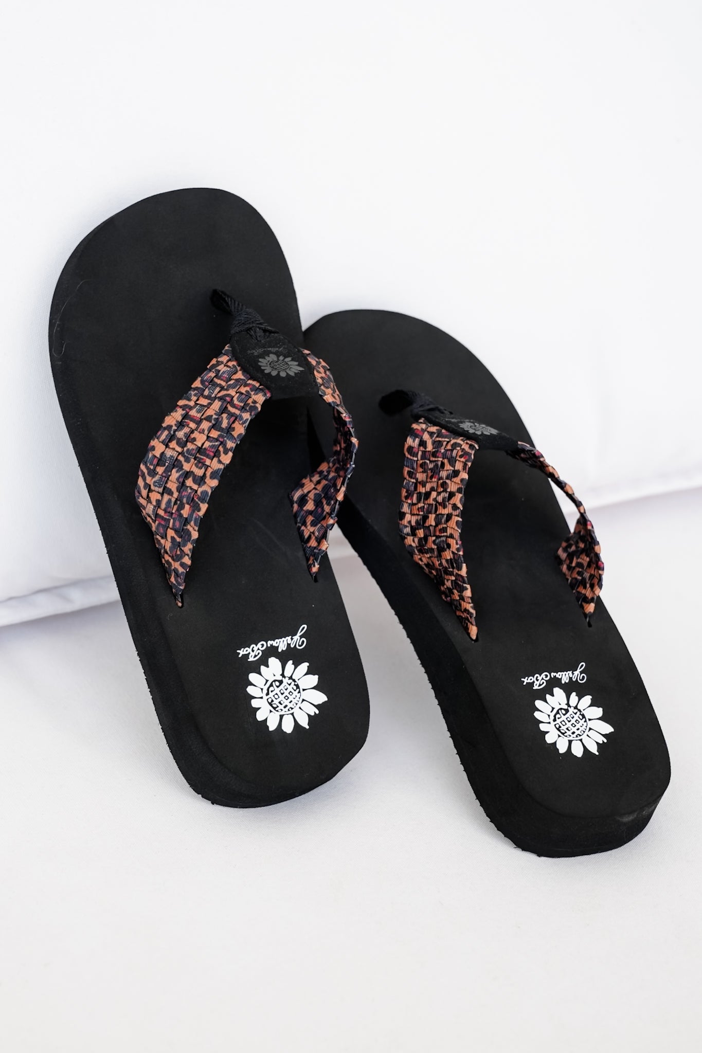 Yellow Box Woven Strap Flip Flop Sandal