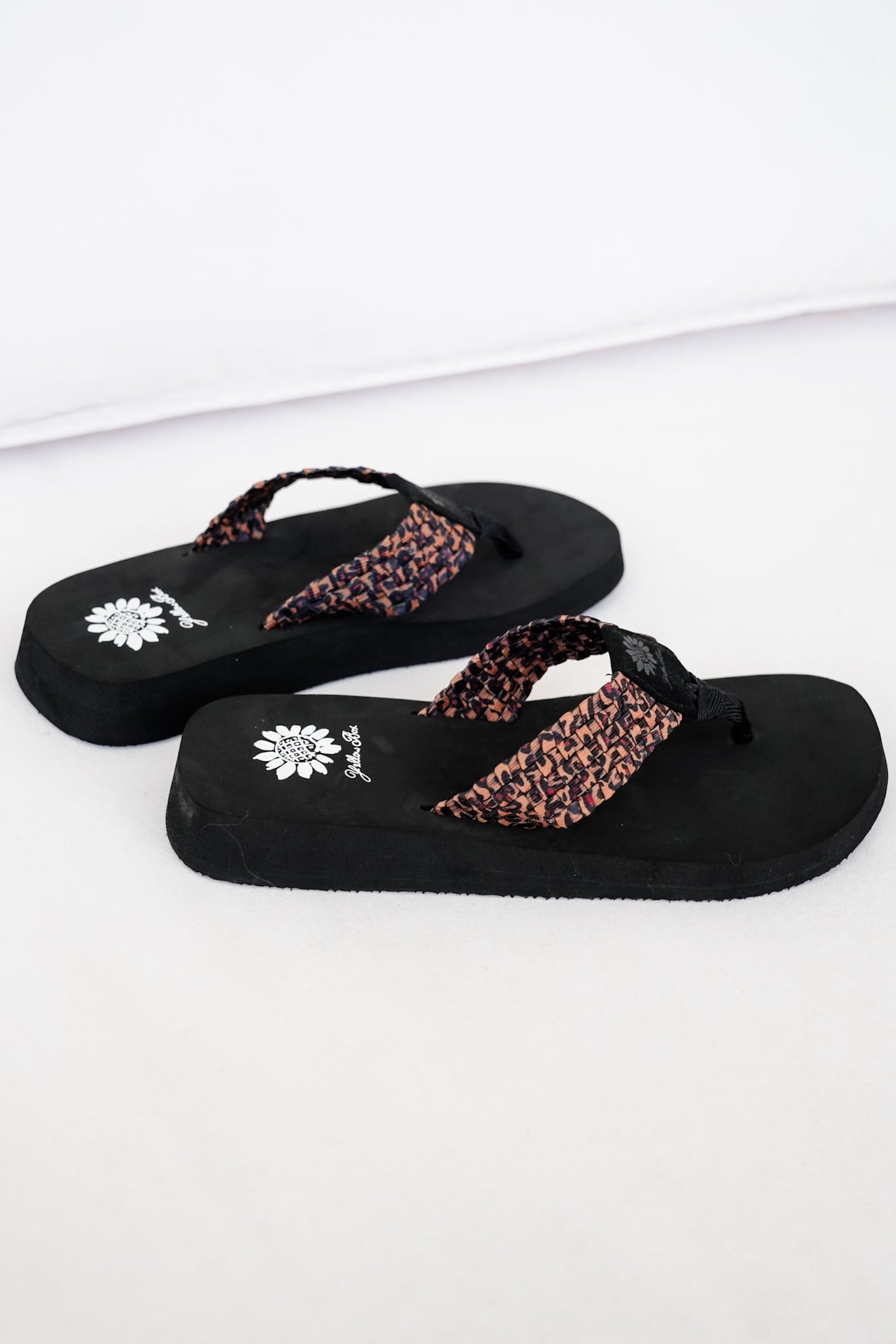 Yellow Box Woven Strap Flip Flop Sandal