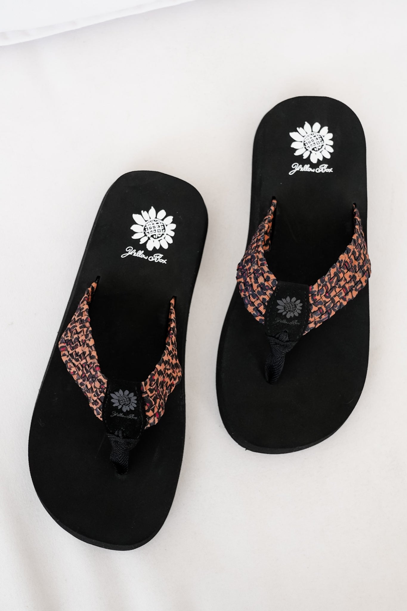 Yellow Box Woven Strap Flip Flop Sandal