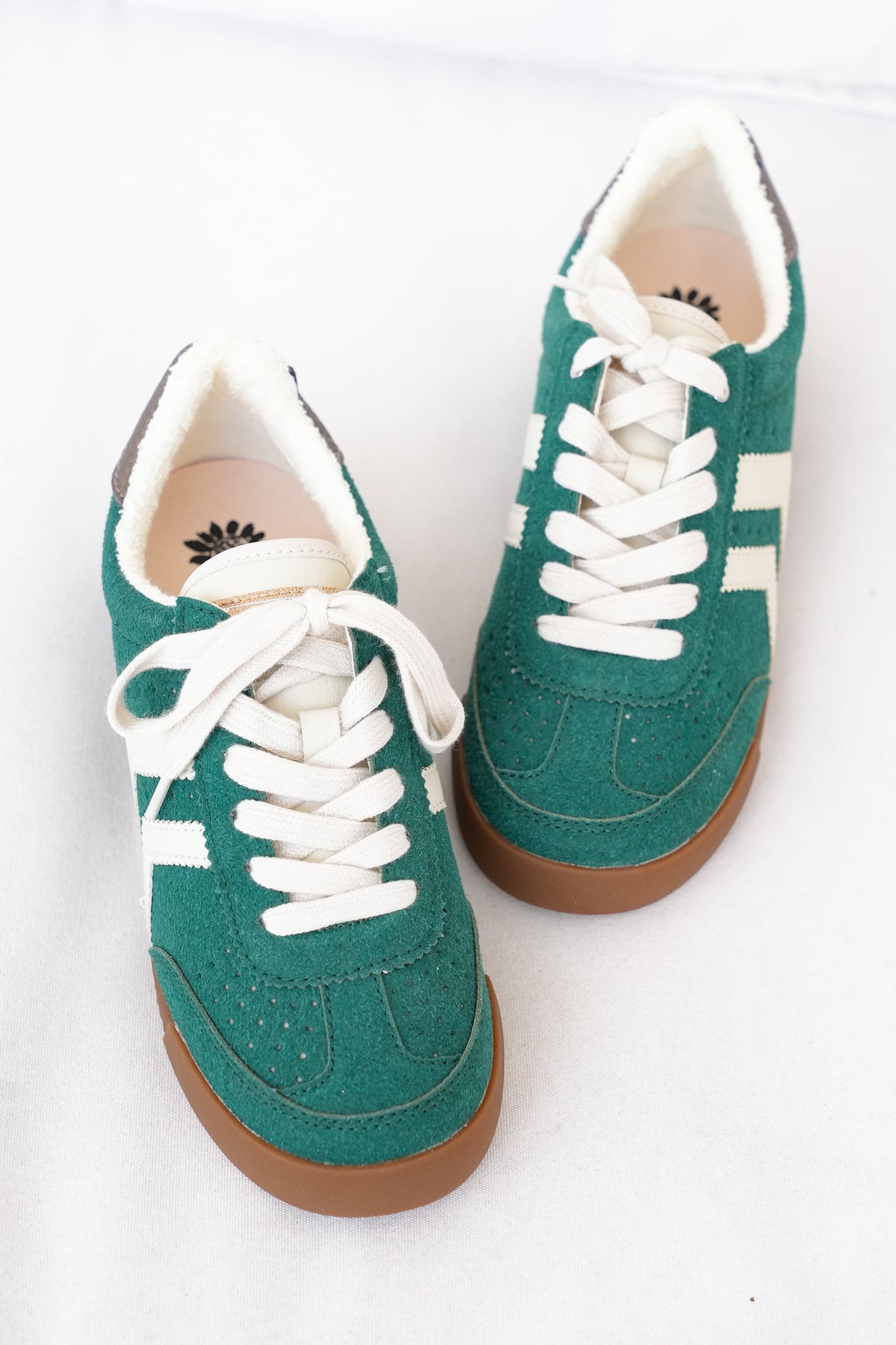 Yellow Box Retro Low-Top Sneaker with Rubber Sole