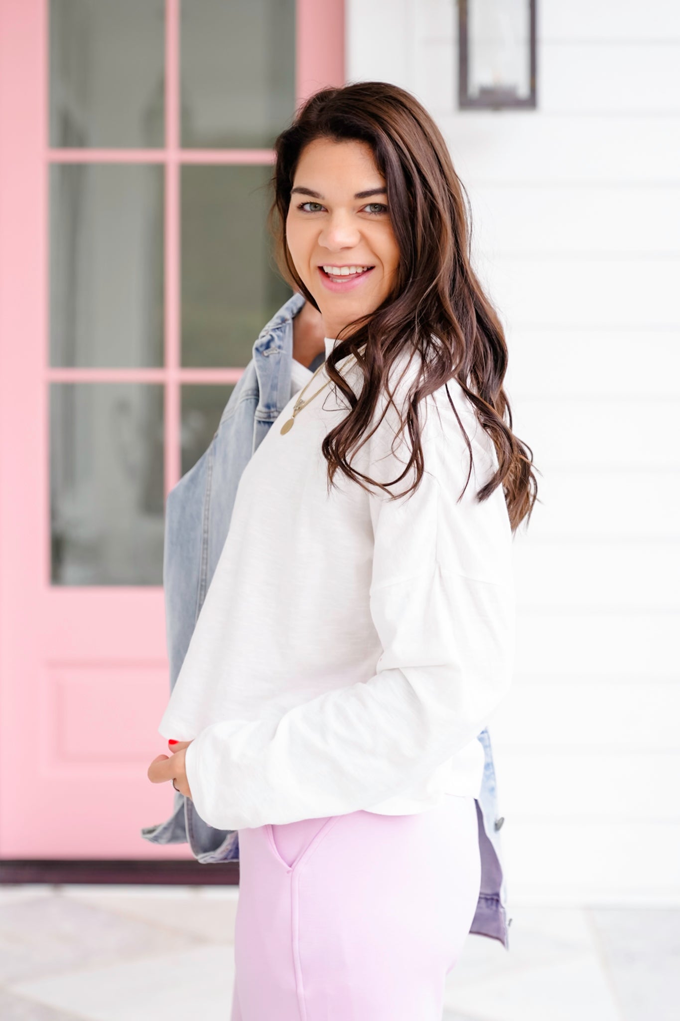 White Long Sleeve Crop Top