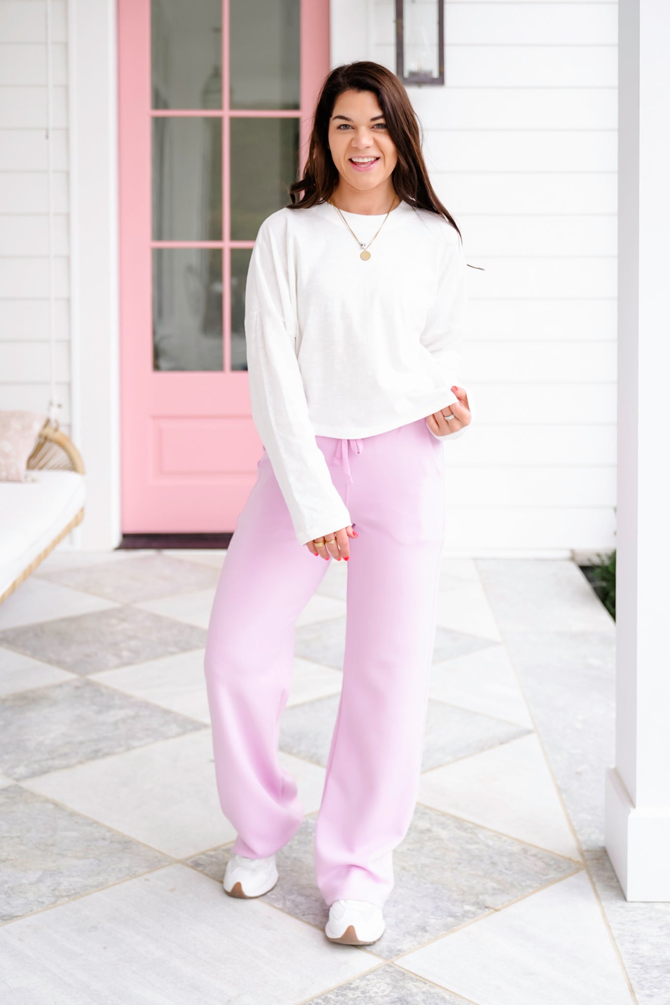 White Long Sleeve Crop Top