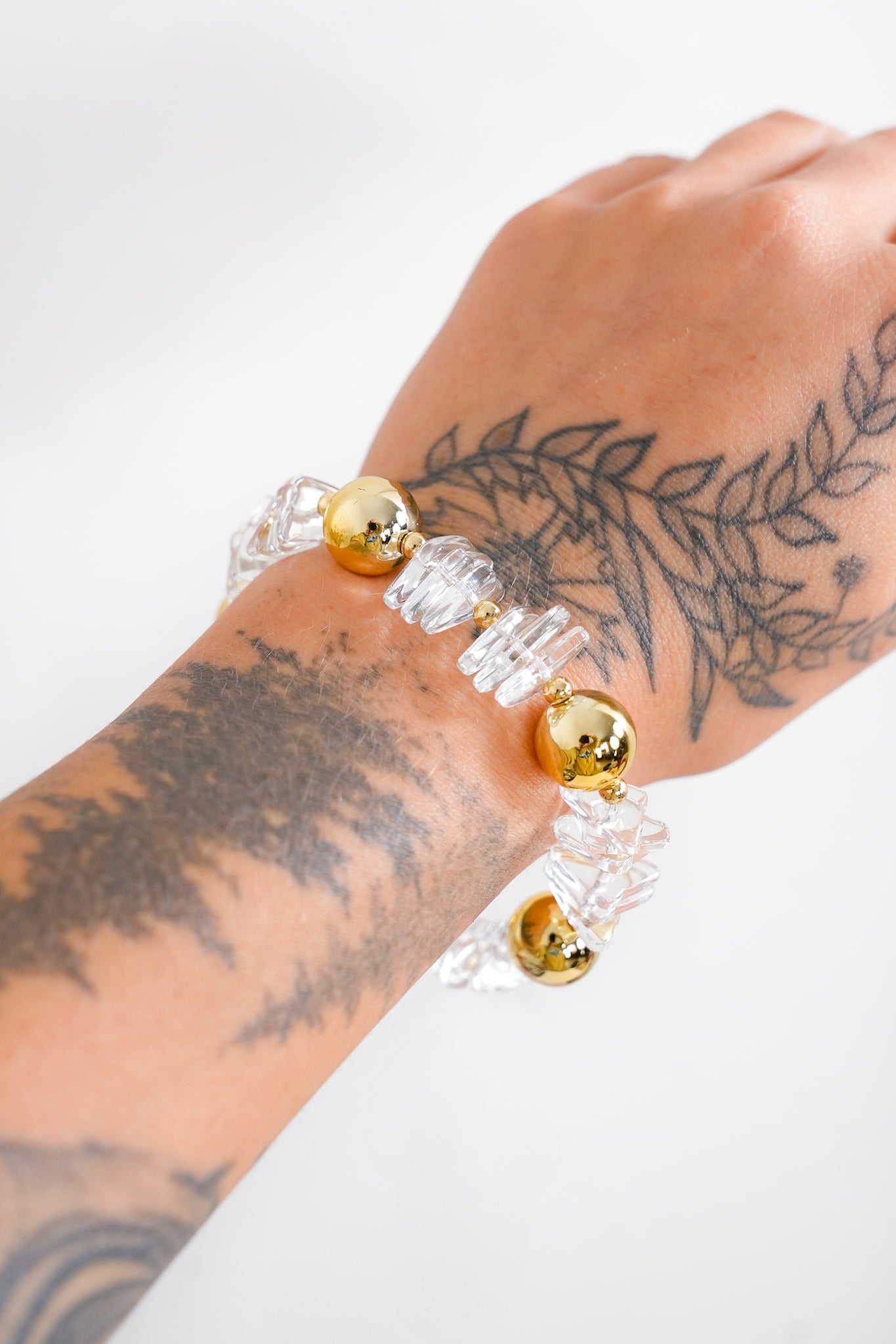 Treasure Jewels Clearly Understated Beaded Bracelet