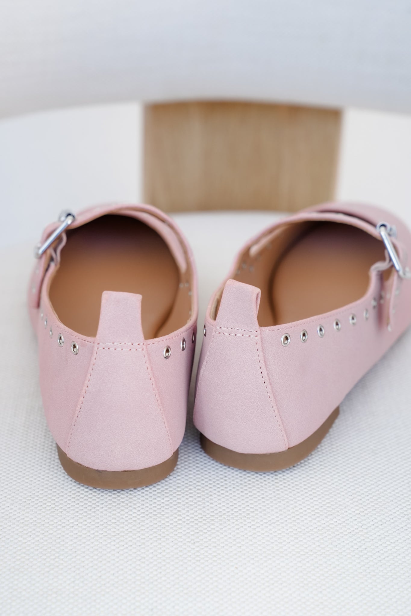 MIA "Ulani" Ballet Inspired Flats with Grommet detail