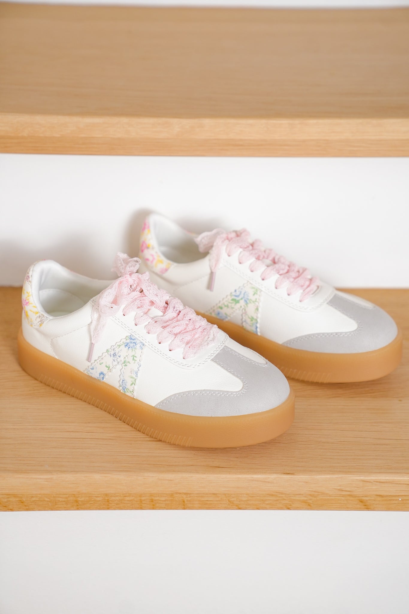 MIA Casual Floral Low Top Sneaker with V Design